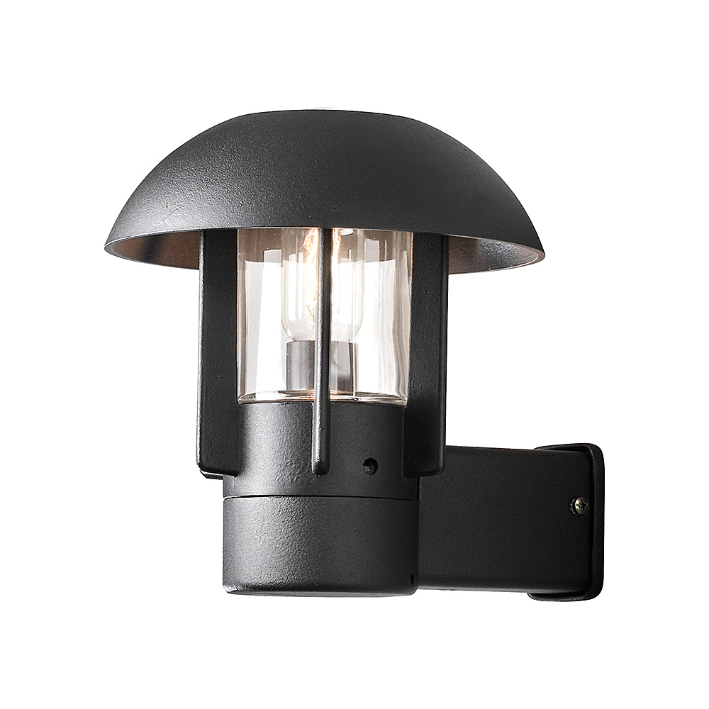 Vegglampe Gnosjö Konstsmide Heimdal E27 Sort 26 cm