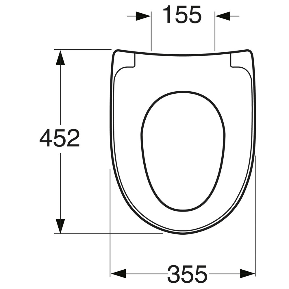 Toalettsits Gustavsberg Nautic 9M25 Hårdsits
