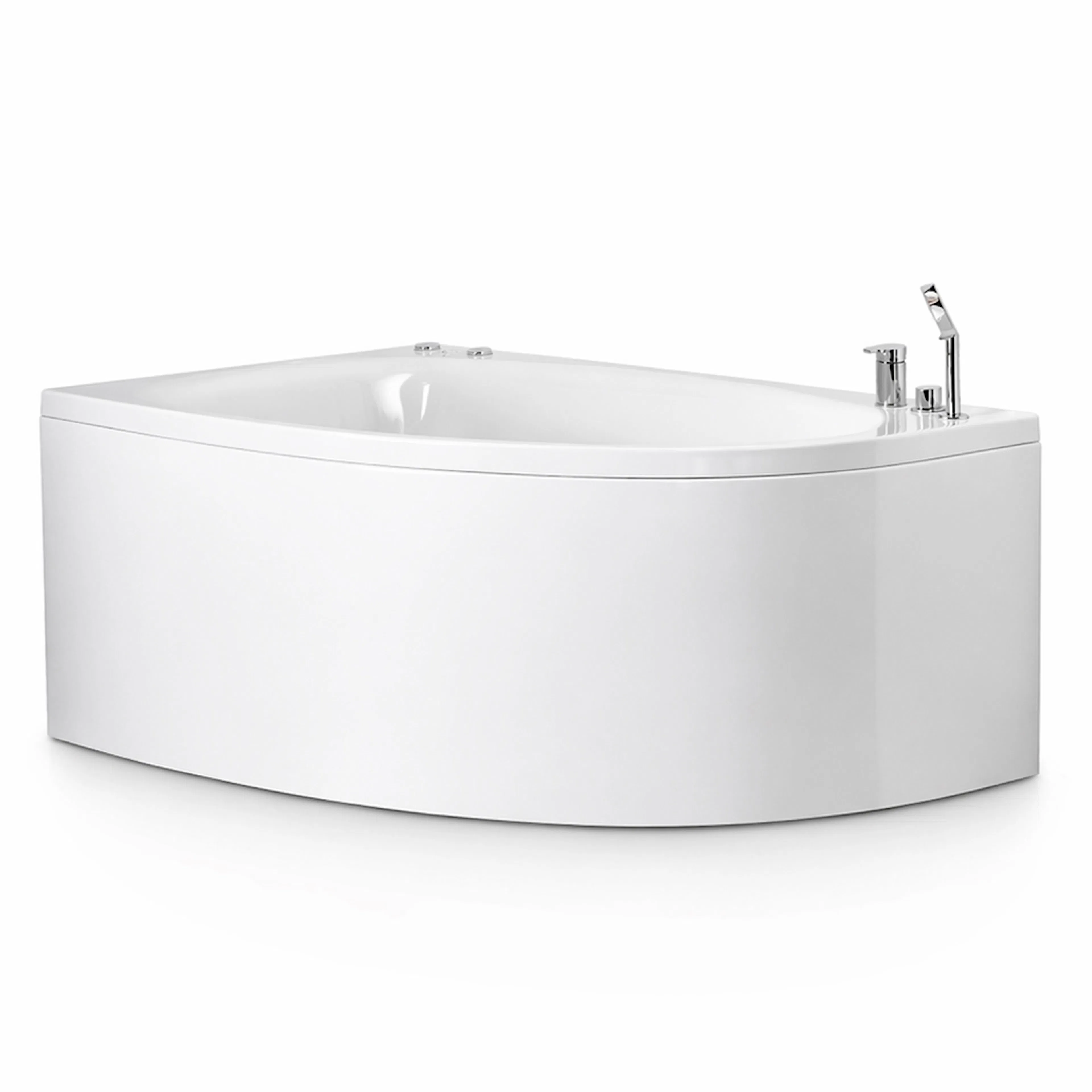 Bubbelbadkar SAND 160 Right-Bronze + inkl. Blandare Right Bronze