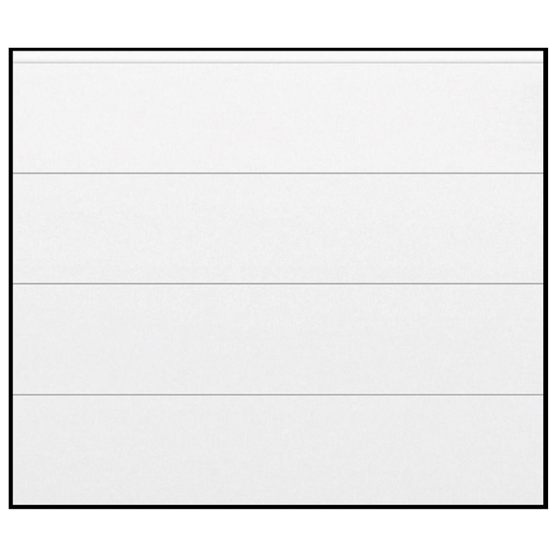 Garasjeport Grimstadporten SNP Slettpanel Hvit