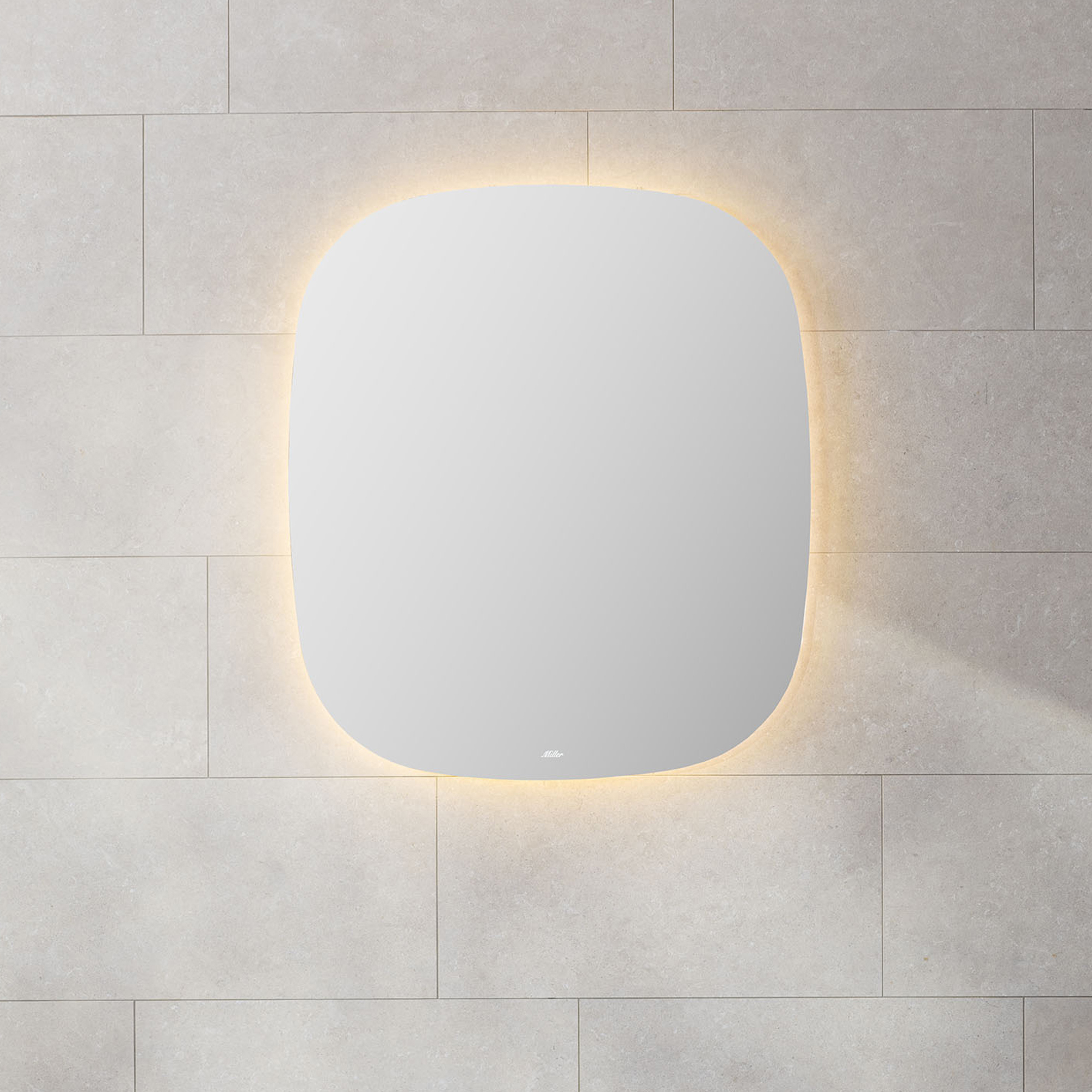 Spegel Miller Badrum Ambient Oval Dim