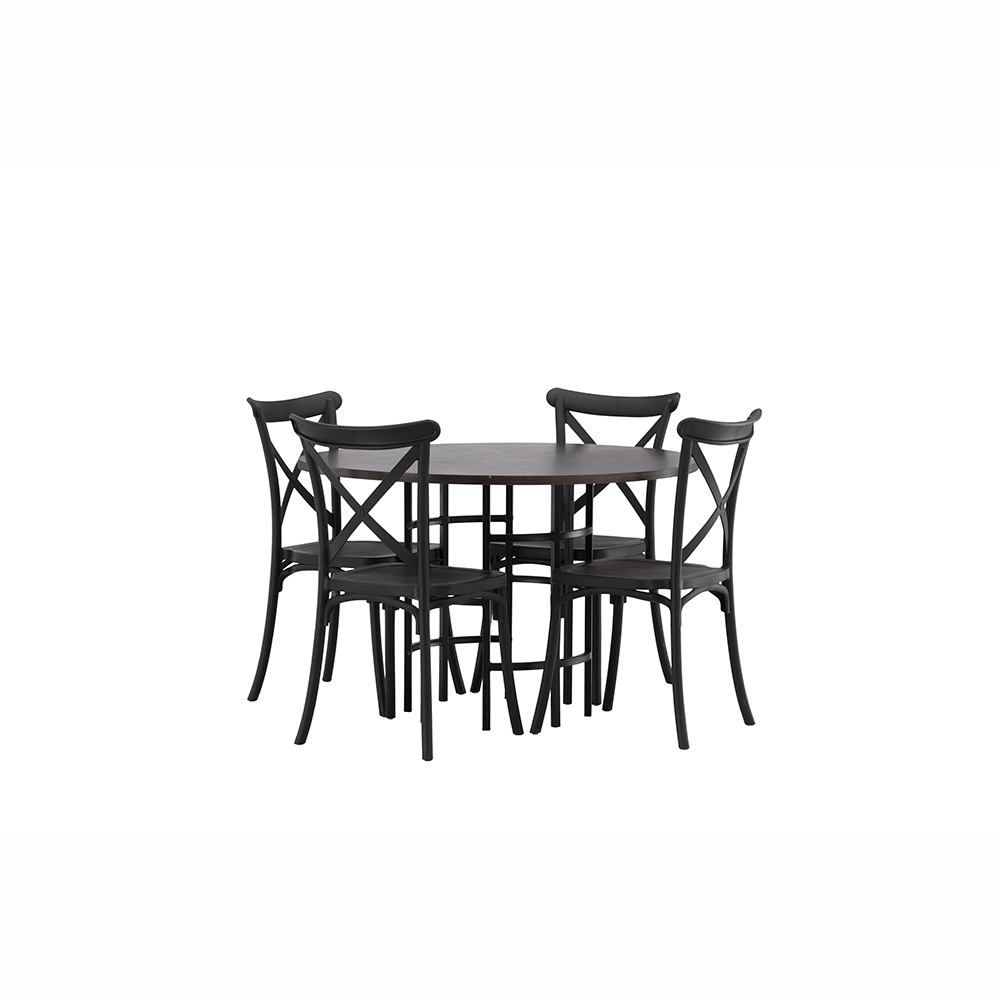 Spisegruppe Venture Home Copenhagen med 4 Crosett Stoler
