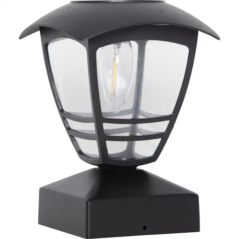 Solcelledekorasjon Star Trading Felix Sort LED Solcellelampe med Sensor