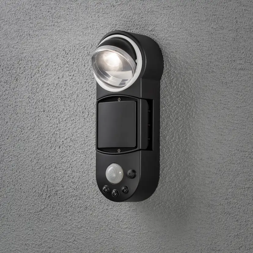 Vegglampe Gnosjö Konstsmide Prato LED 1W Bevegelsessensor Batteri