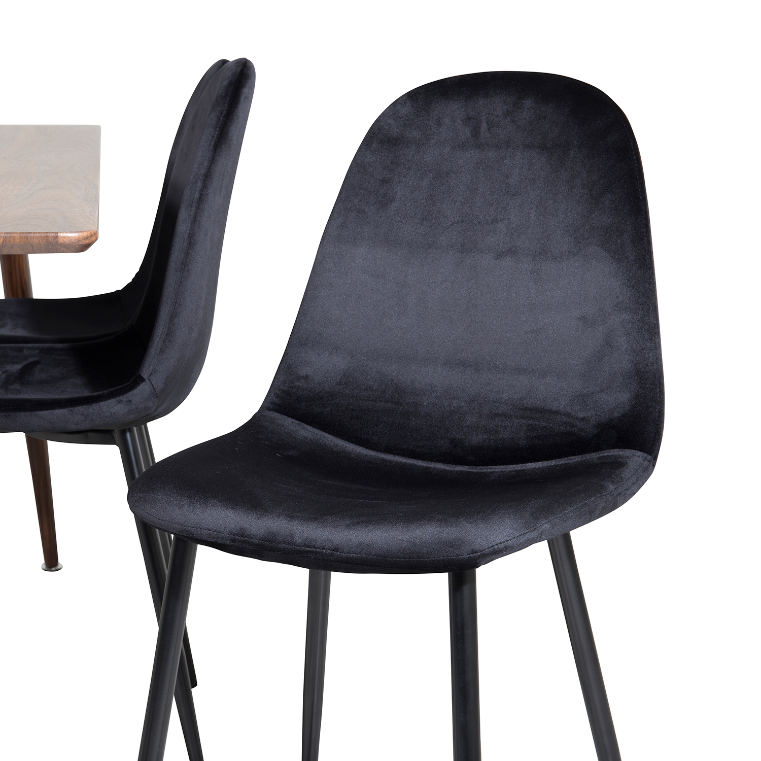 Spisegruppe Venture Home Pobbie med 6 Stoler Fløyel