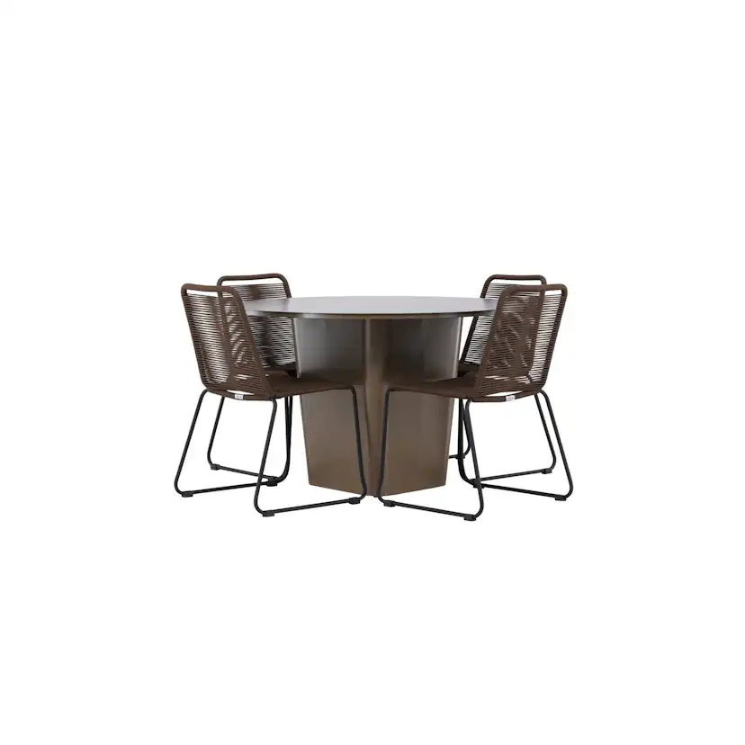 Hagegruppe Venture Home Santa Fe med 4 Lindos Stoler