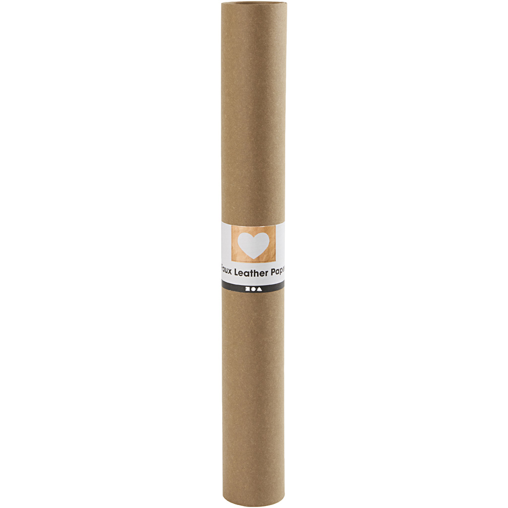 Lærpapir Creativ Company B50 cm Ensfarget 1 m/1 Rl