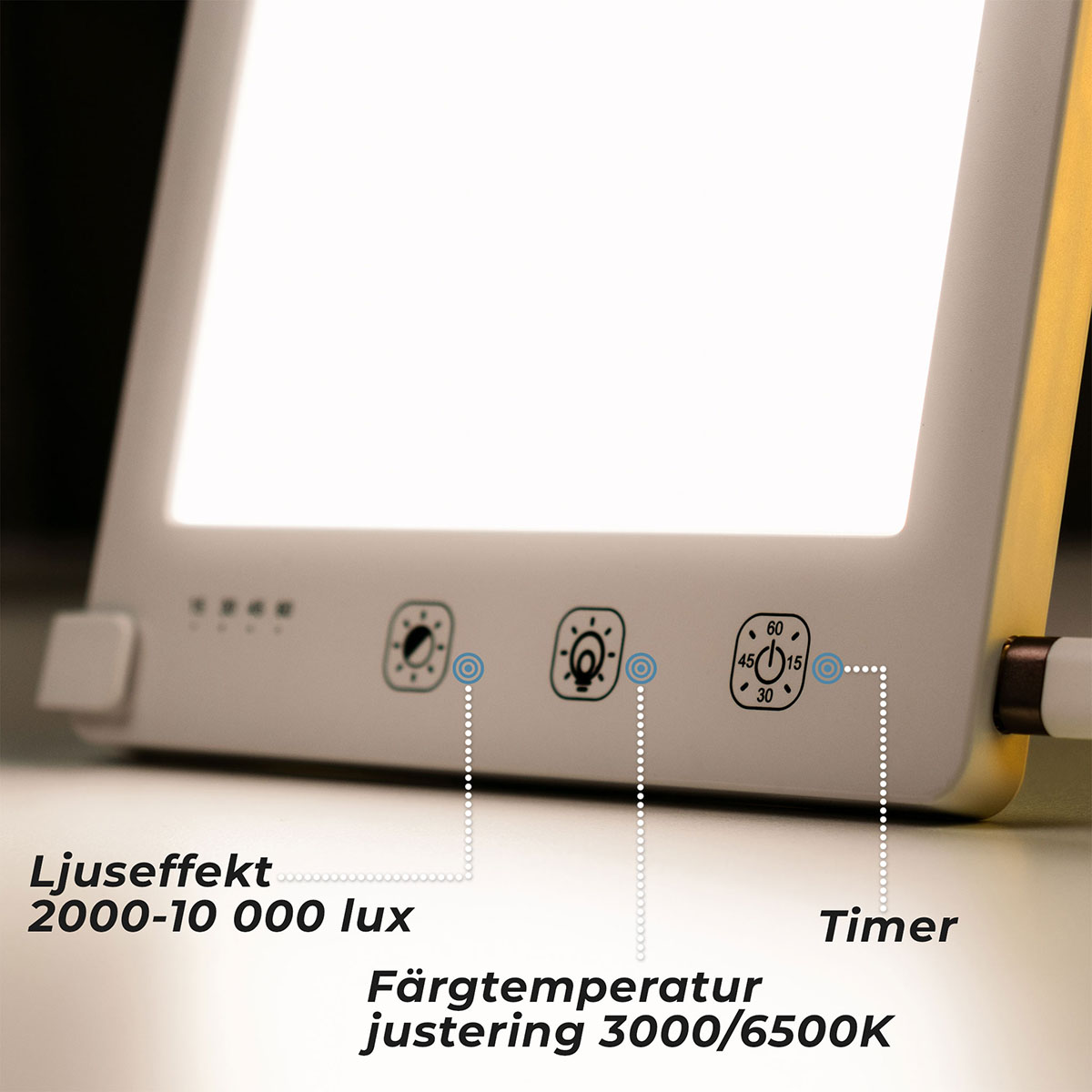 Lysterapilampe Lykke Pro 1000
