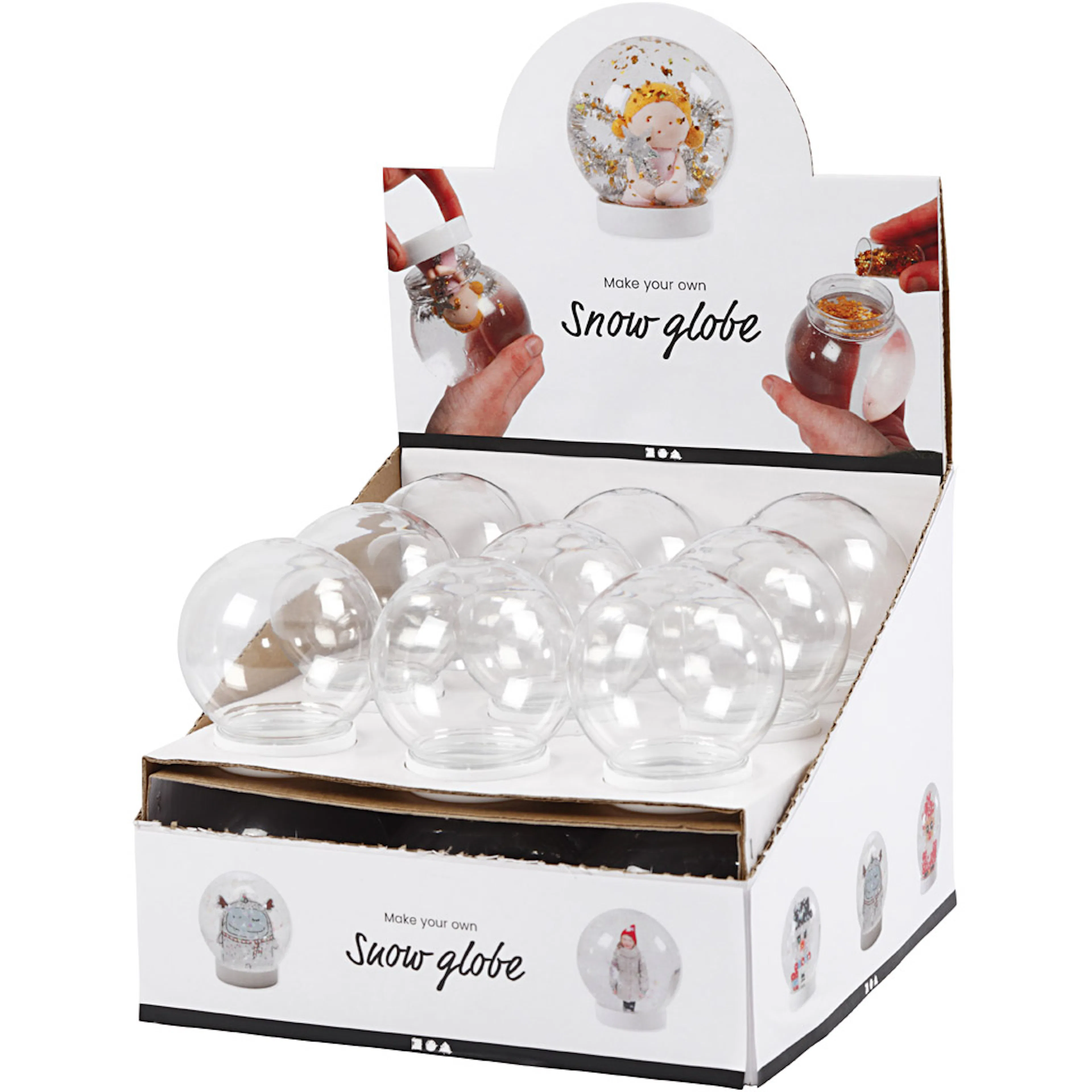 Snøkule Creativ Company Hull 4,7 cm 18-Pk