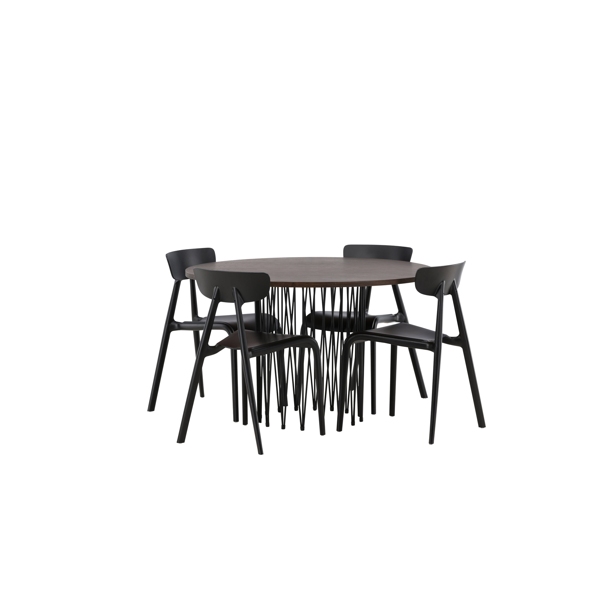 Spisegruppe furniture/fashion Stone med 4 Ursholmen Stoler