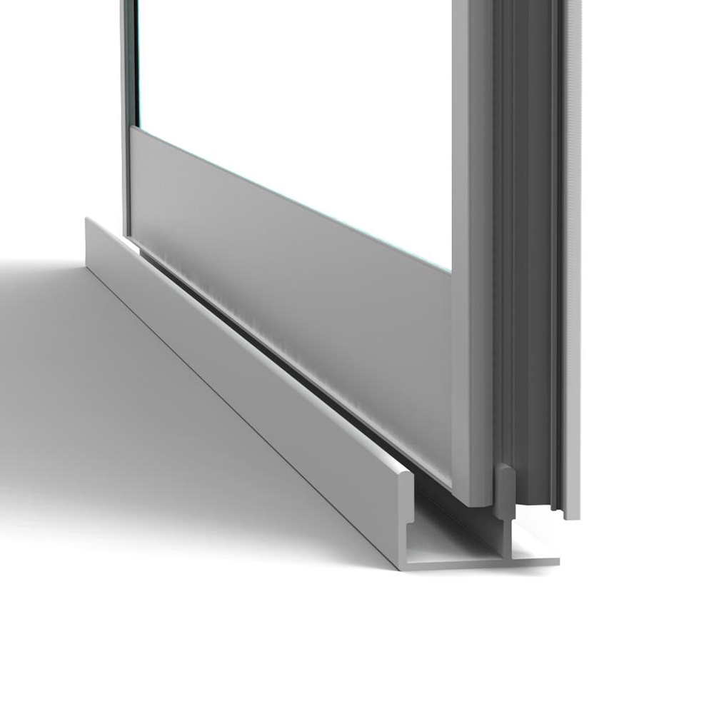 Fast Vindusparti Landskap Stadig Forlenget Sommer