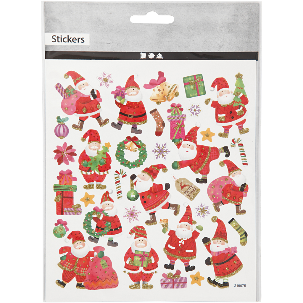 Klistremerker Creativ Company Glad Jultomte