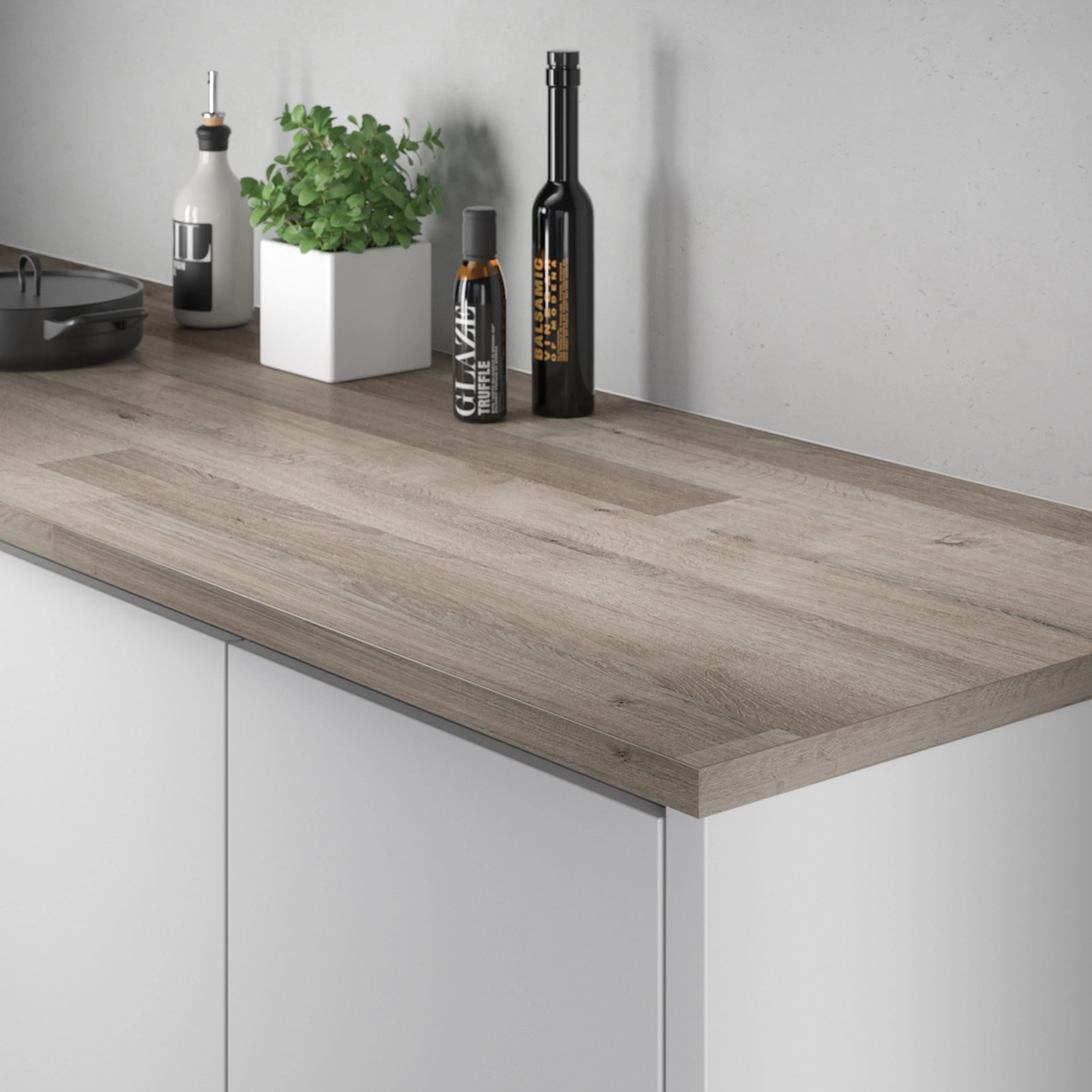 Benkeplate Fibo Laminat 391 Oak Dark