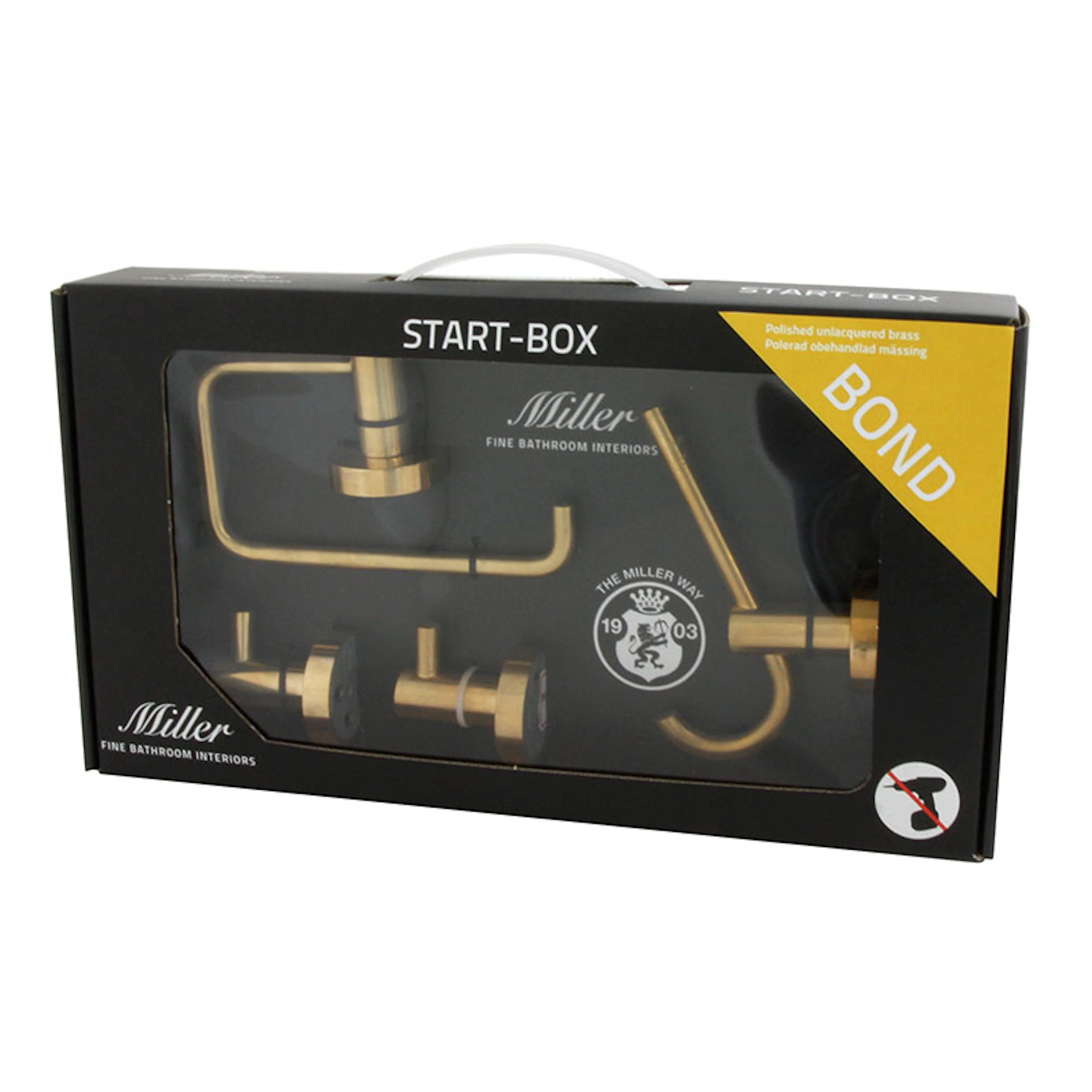Badrumstillbehör Miller Start-Box Bond Mässing Mässing