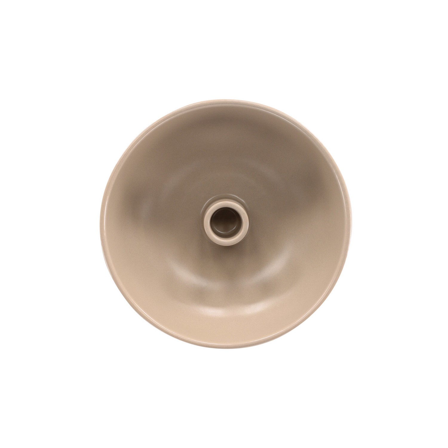 Posh Candlestick - Beige - W18*6cm Beige, Diamter: 180 mm