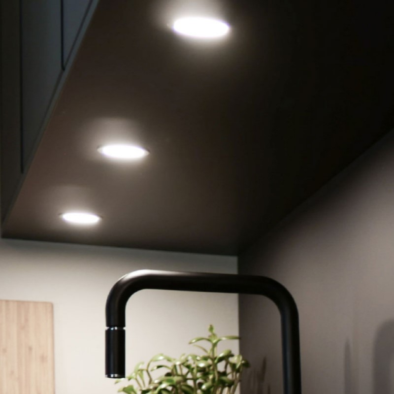 LED-Spot Beslag Design Stella Flat IP44 24V/3W