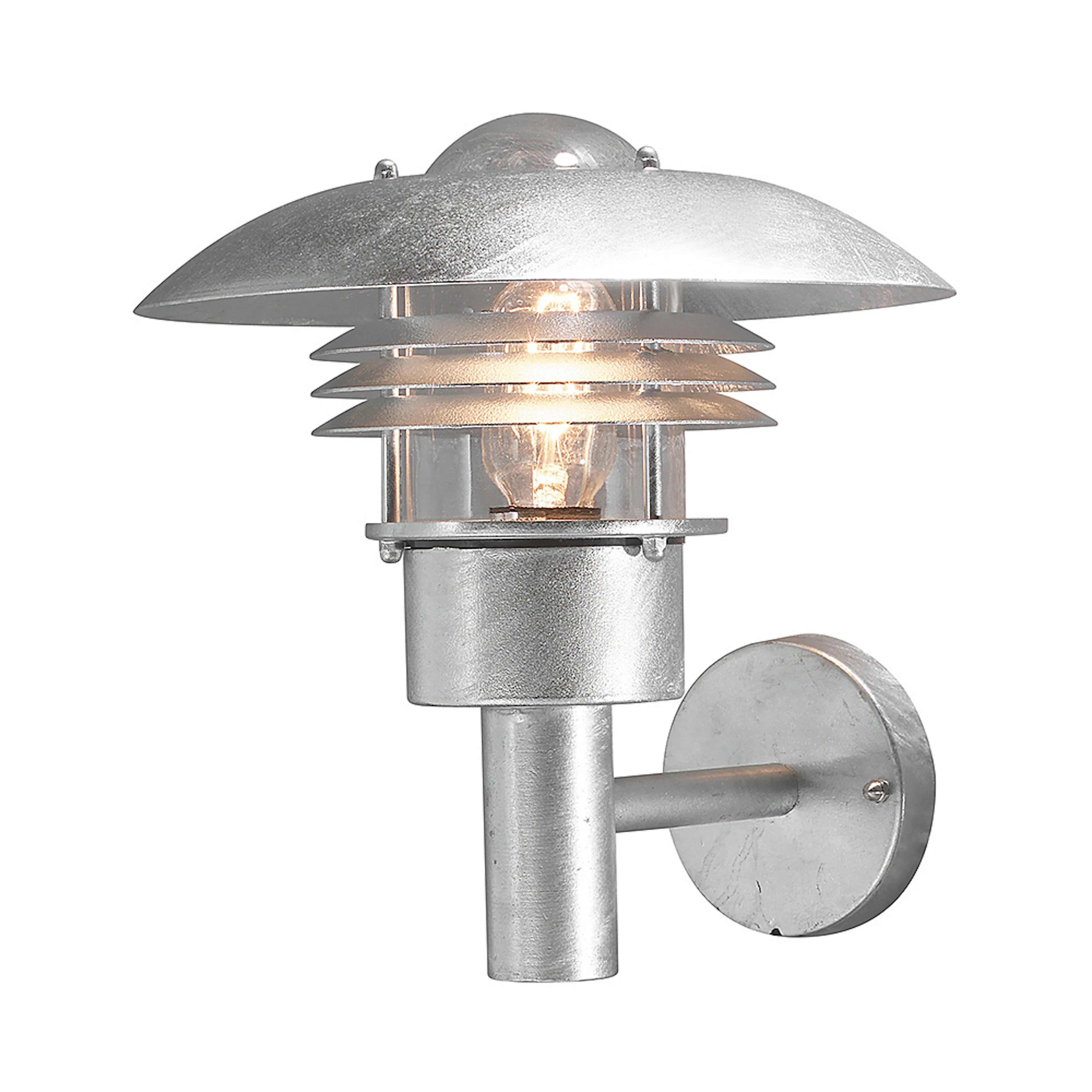 Vegglampe Gnosjö Konstsmide Modena Opp E27 Galvanisert 27x29x29