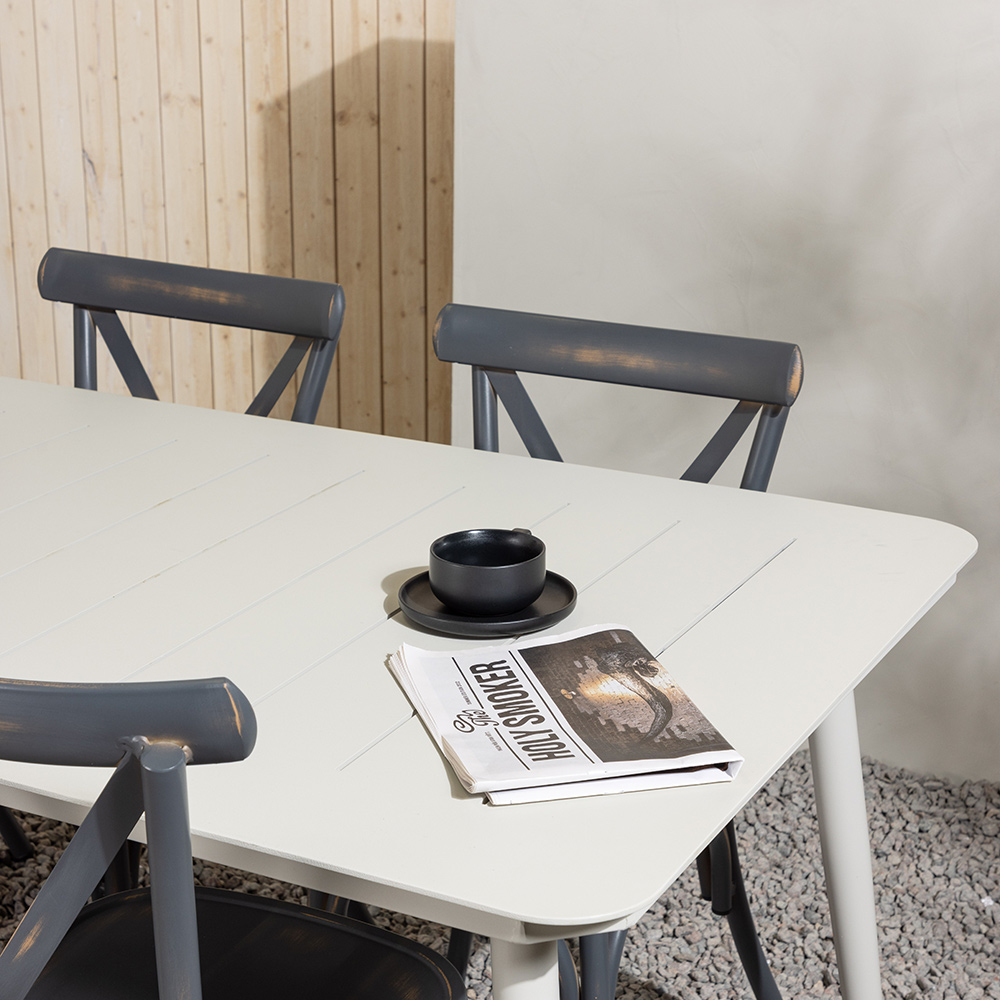 Spisegruppe Venture Home Lina Bord med 6 Tablas Stoler