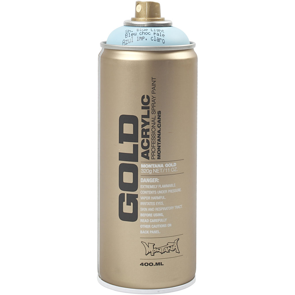Sprayfärg, ljusblå, 400 ml/ 1 burk Lyseblå