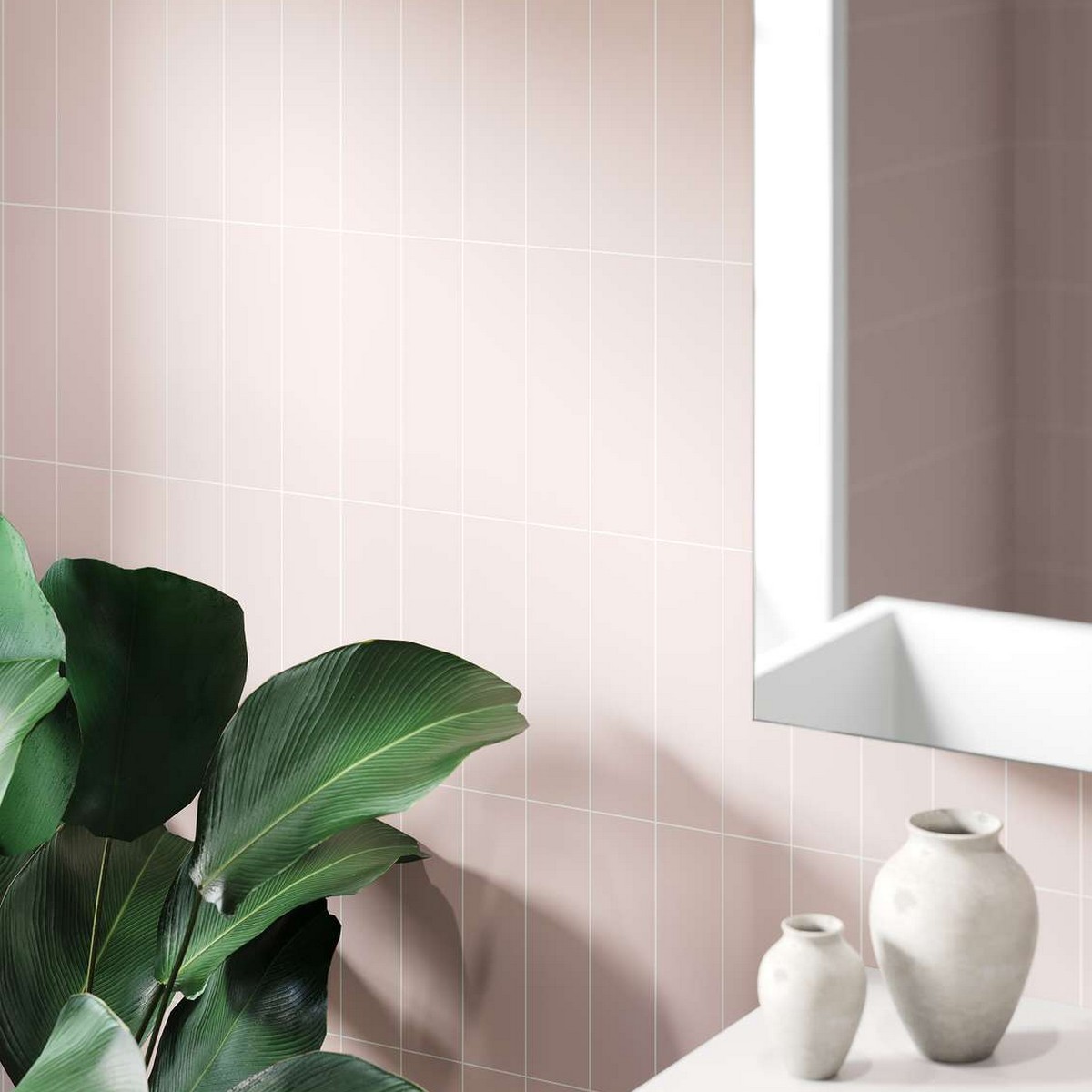 Baderomspanel Fibo 5218-M0830 Dusky Pink