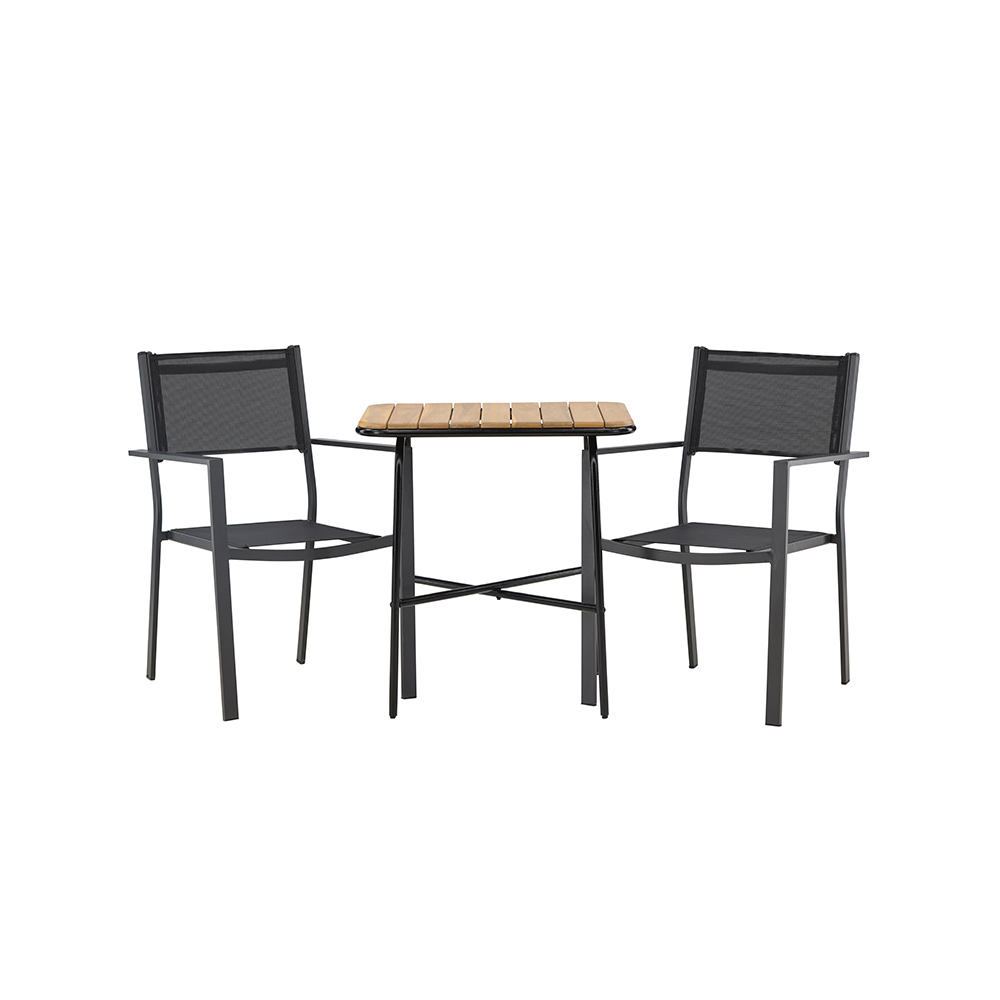 Cafégruppe Venture Home Holmbeck Bord med 2 Copacabana Stoler