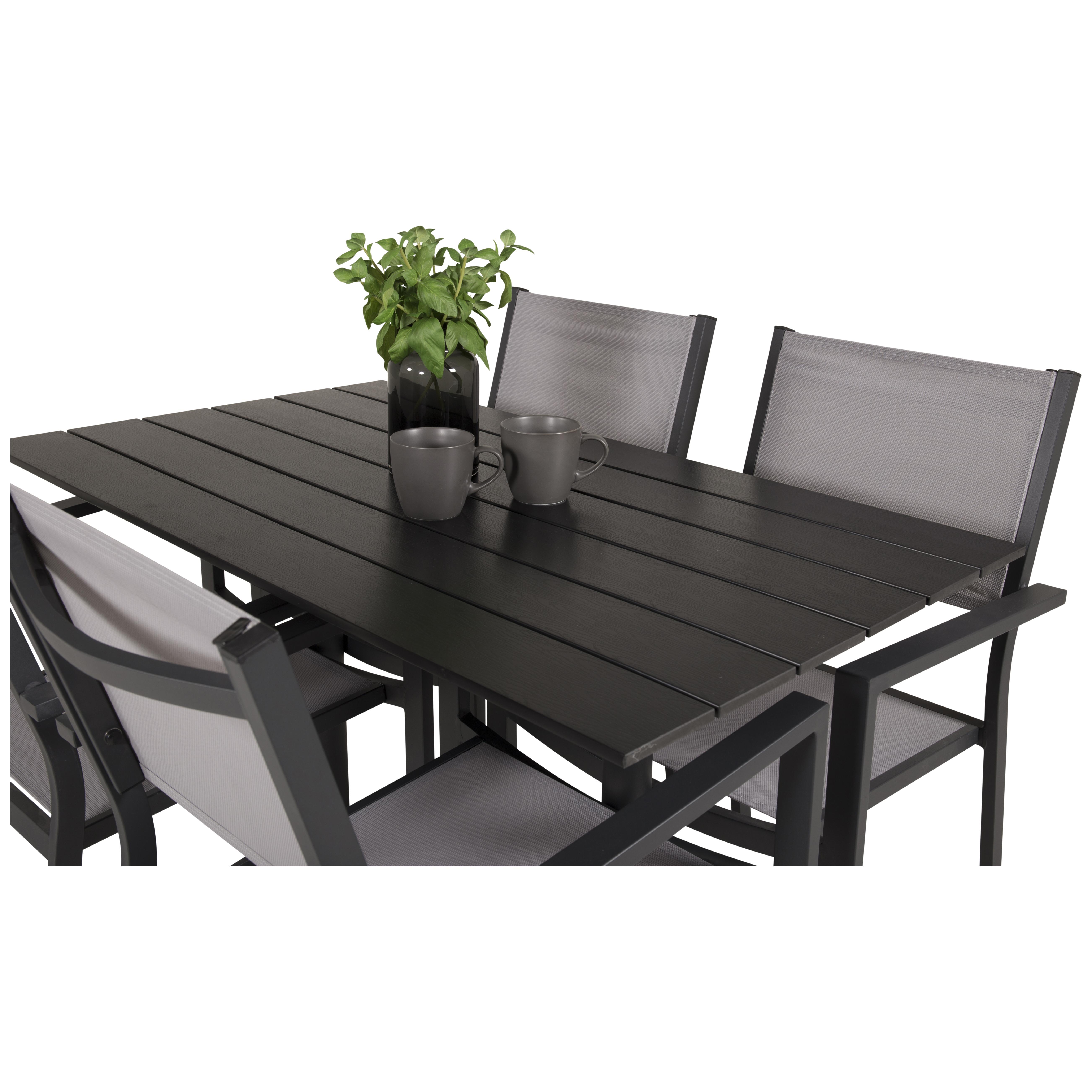 Cafégruppe Venture Home Dolly med 4 Copacabana Spisestoler