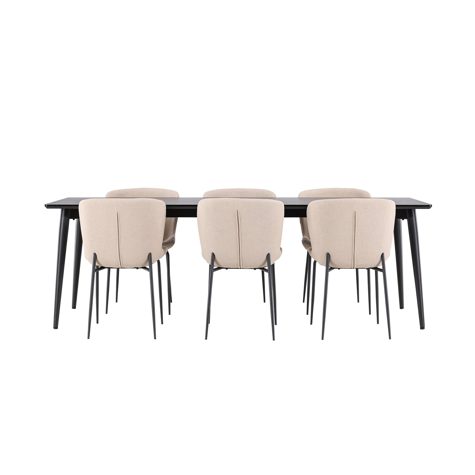Spisegruppe Venture Home Ellis 230 med 6 stk Modesto Stoler
