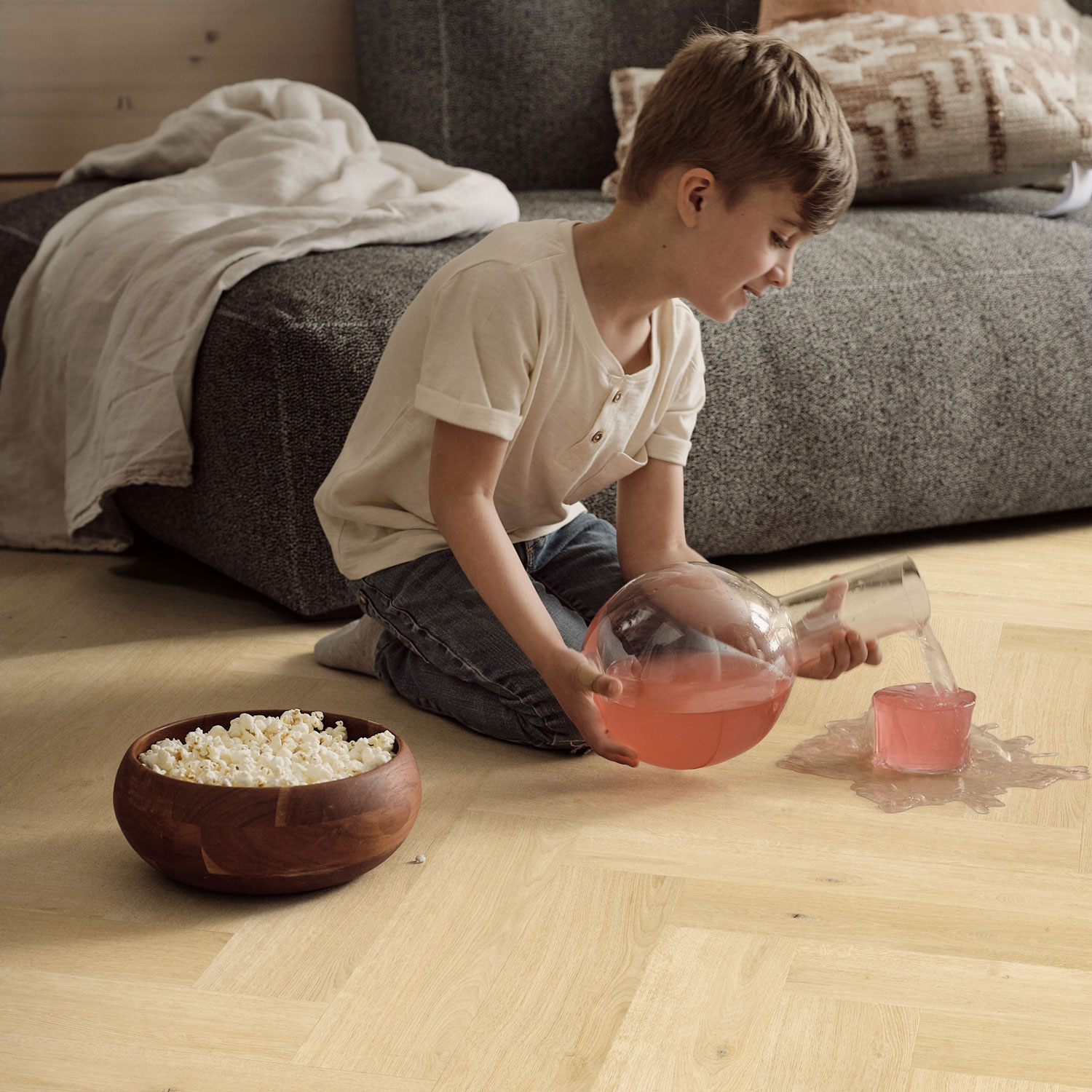 Laminatgulv Pergo Kungshamn Ivory Oak