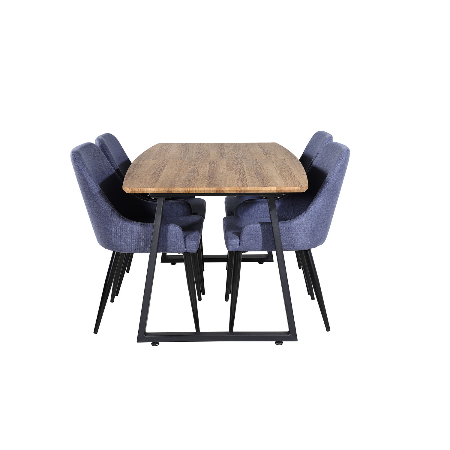 Spisegruppe Venture Home Ina med 4 Plake Stoler