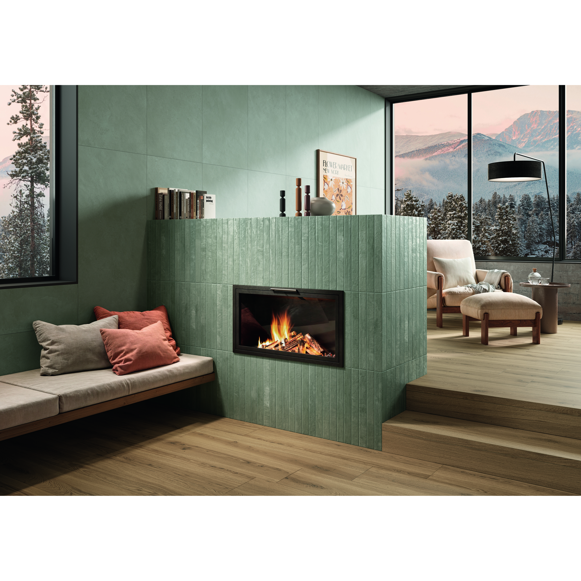Klinker Lhådös Gallery Forest Green 4,8x45 | kakel-och-klinker - klinker - klinkergolv | KakelKungen