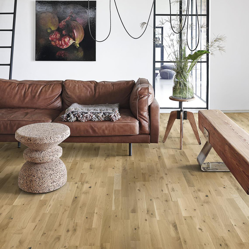 Tregulv Kährs Beyond Retro Urban Brown Ultramatt Lakk Eik 3-Stav