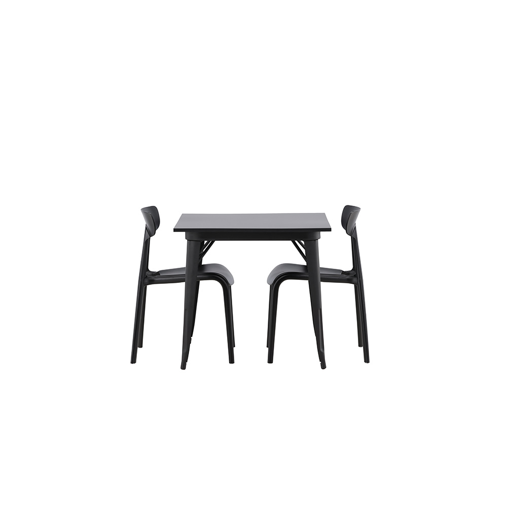 Spisegruppe Venture Home Tempe 80 cm med 2 Ursholmen Stoler