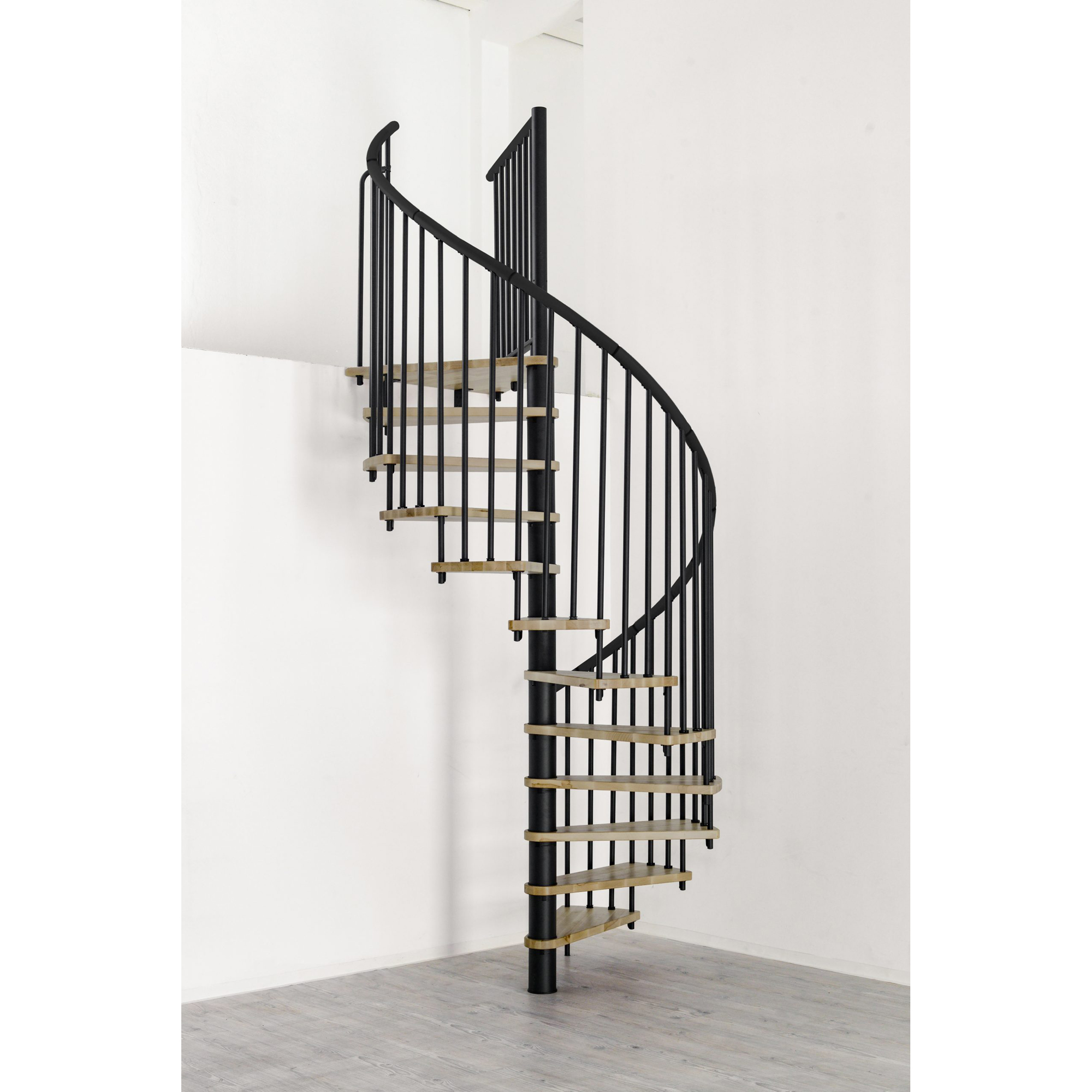 Spiraltrapp Byggera Euro Design Svart