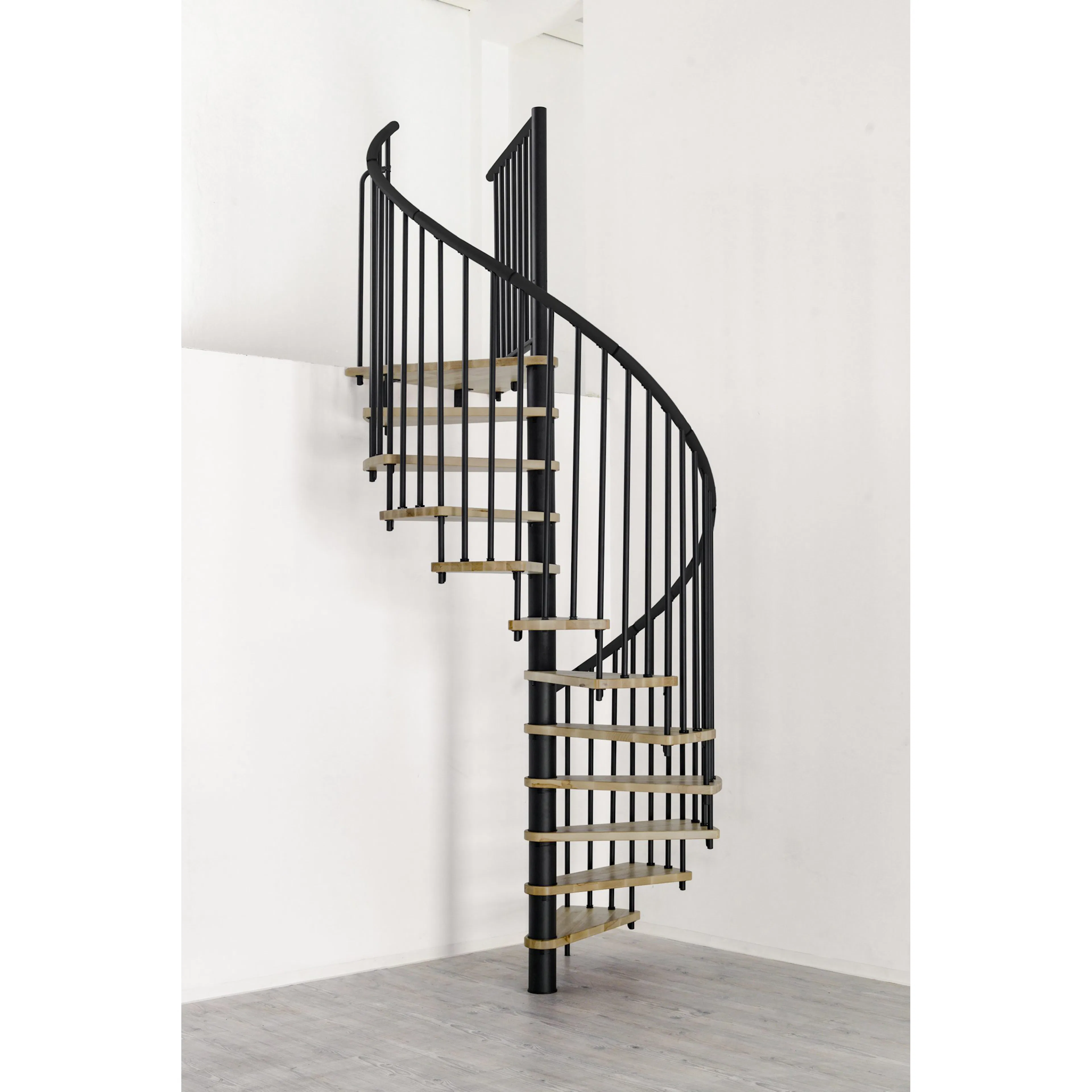Spiraltrapp Byggera Euro Design Svart