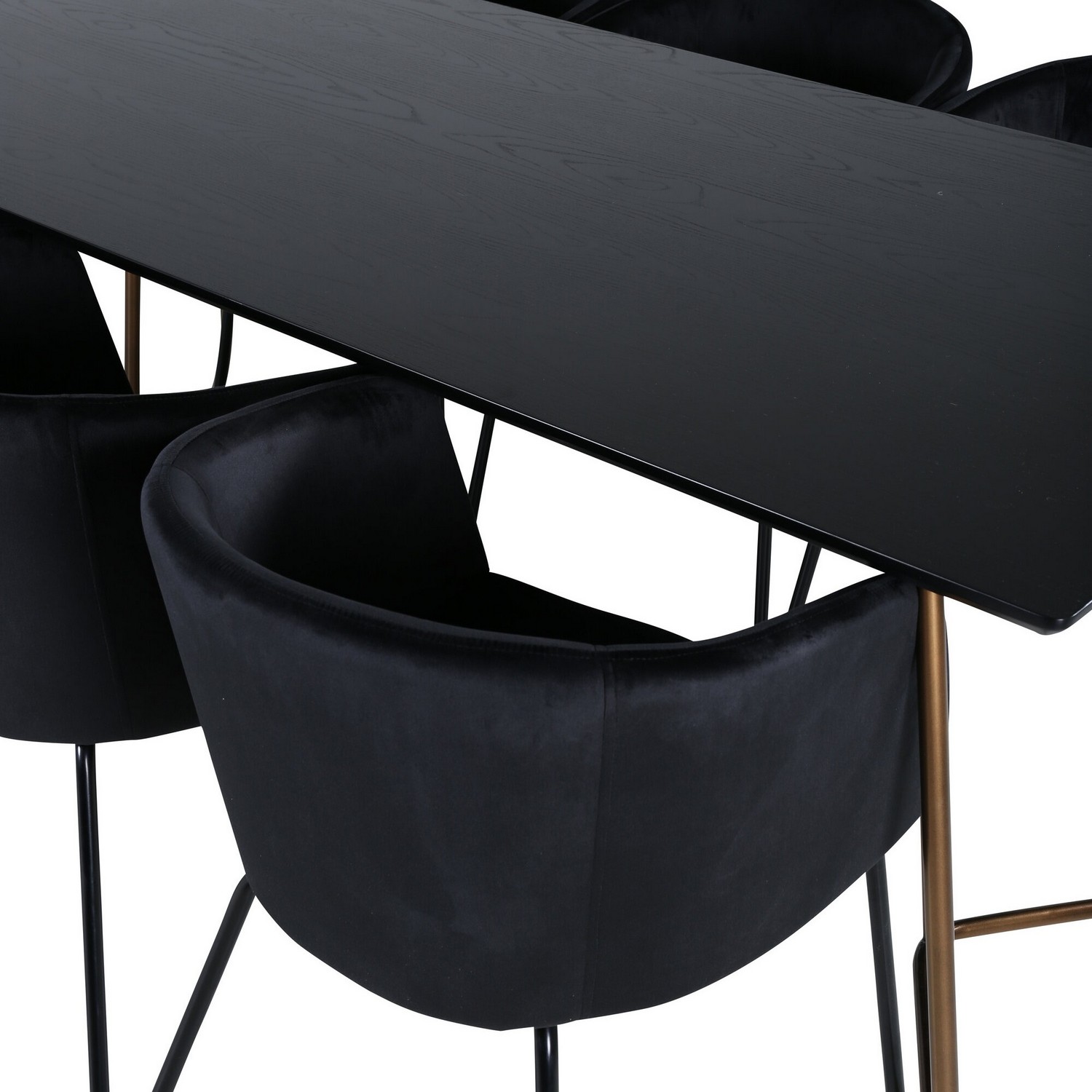 Spisegruppe Venture Home Annika med 6 Bergen Stoler