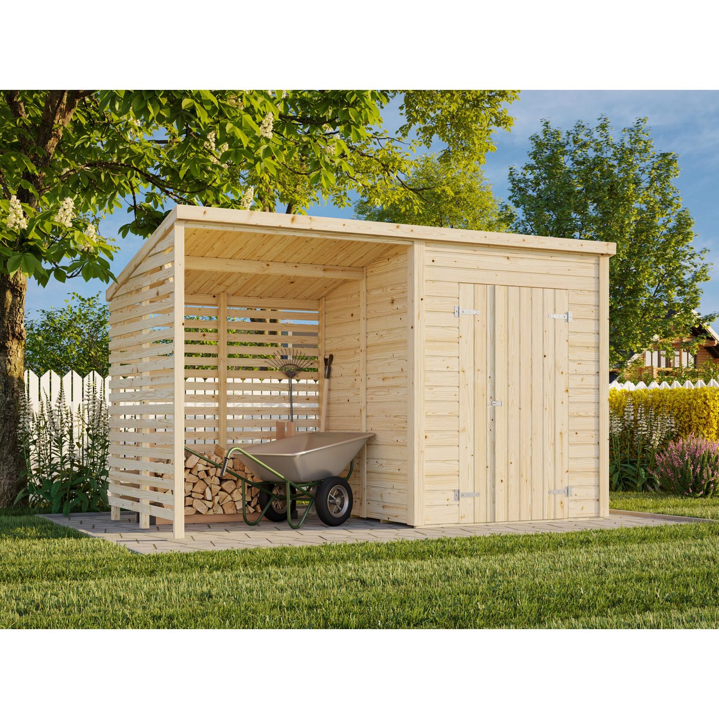 Redskapsbod Palmako Leif 3,0 + 2,9 m2