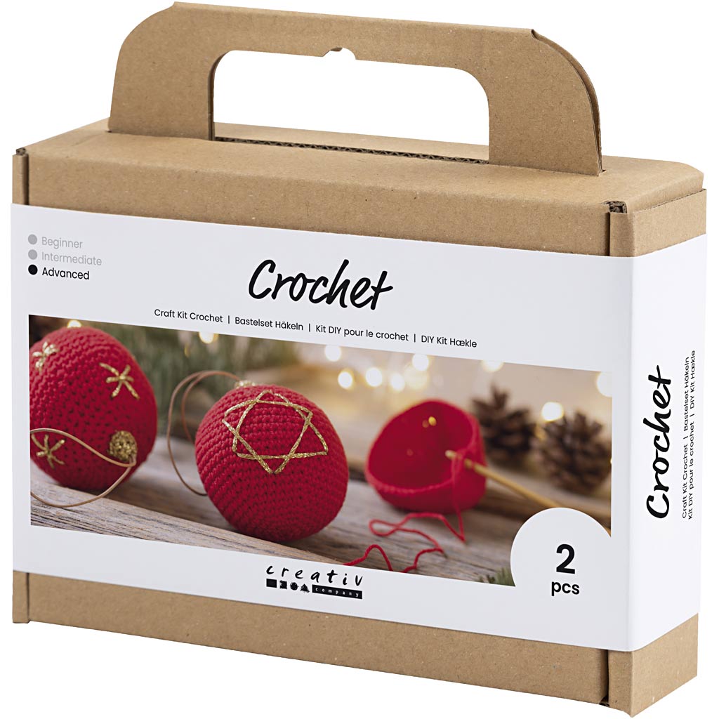 Hekling Creativ Company DIY Kit Rød