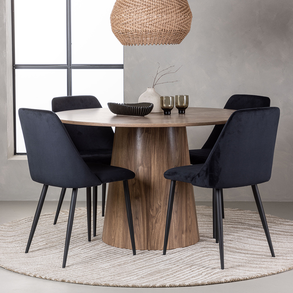Spisegruppe Venture Home Lanzo med 4 Night Stoler
