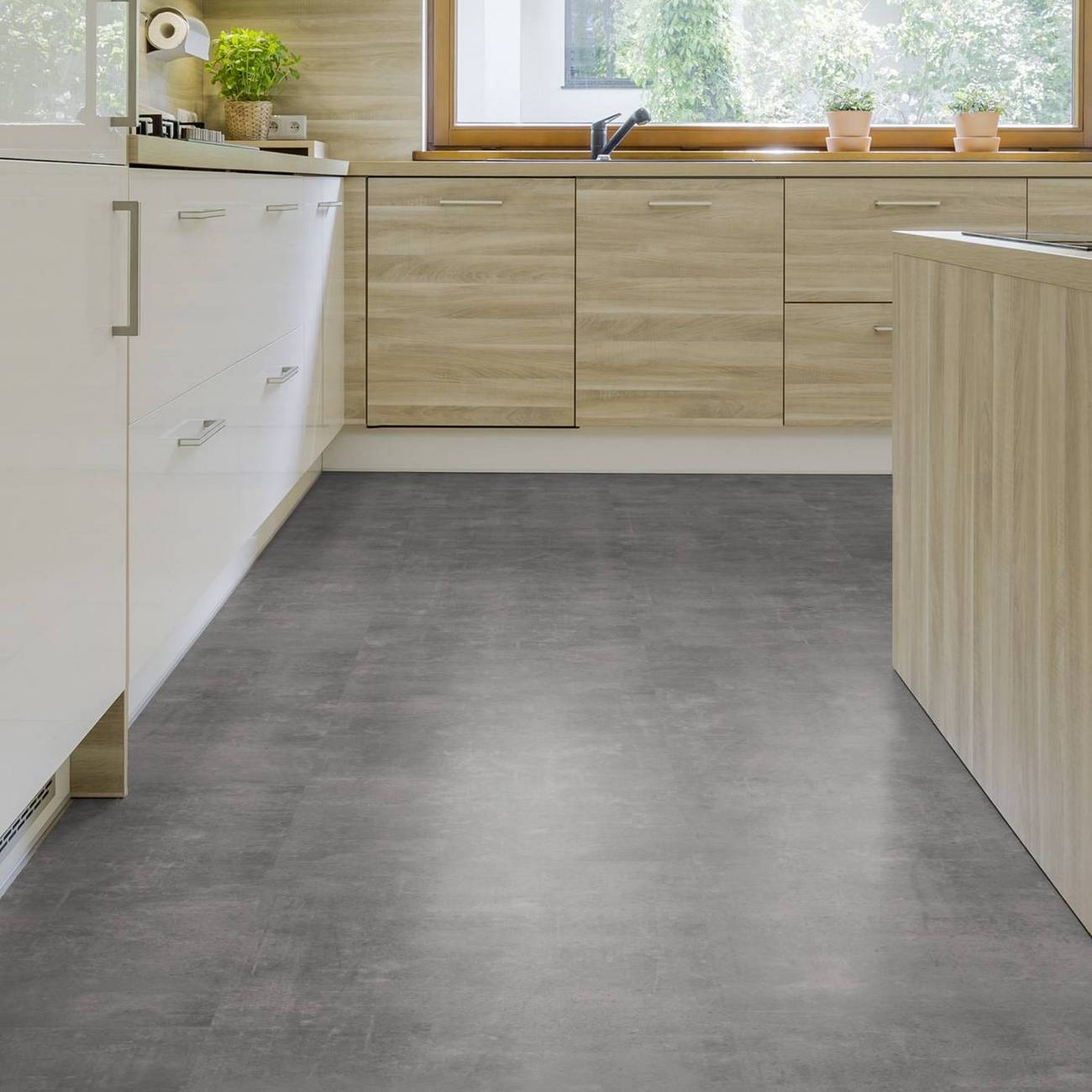 Vinylgulv Tarkett iD Inspiration 55  Patina Concrete Dark Grey
