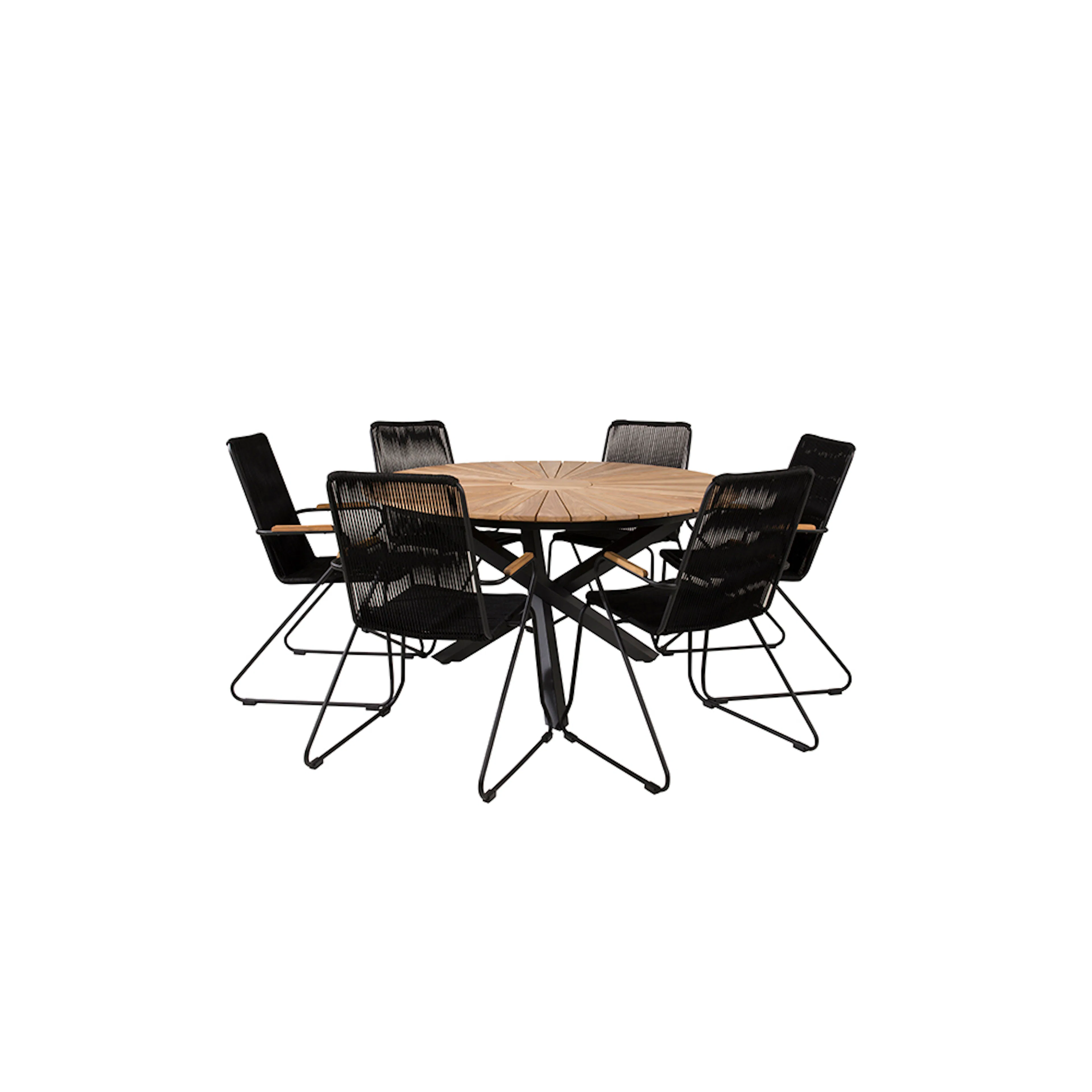 Spisegruppe Venture Home Mexico med 6 Bois Stoler