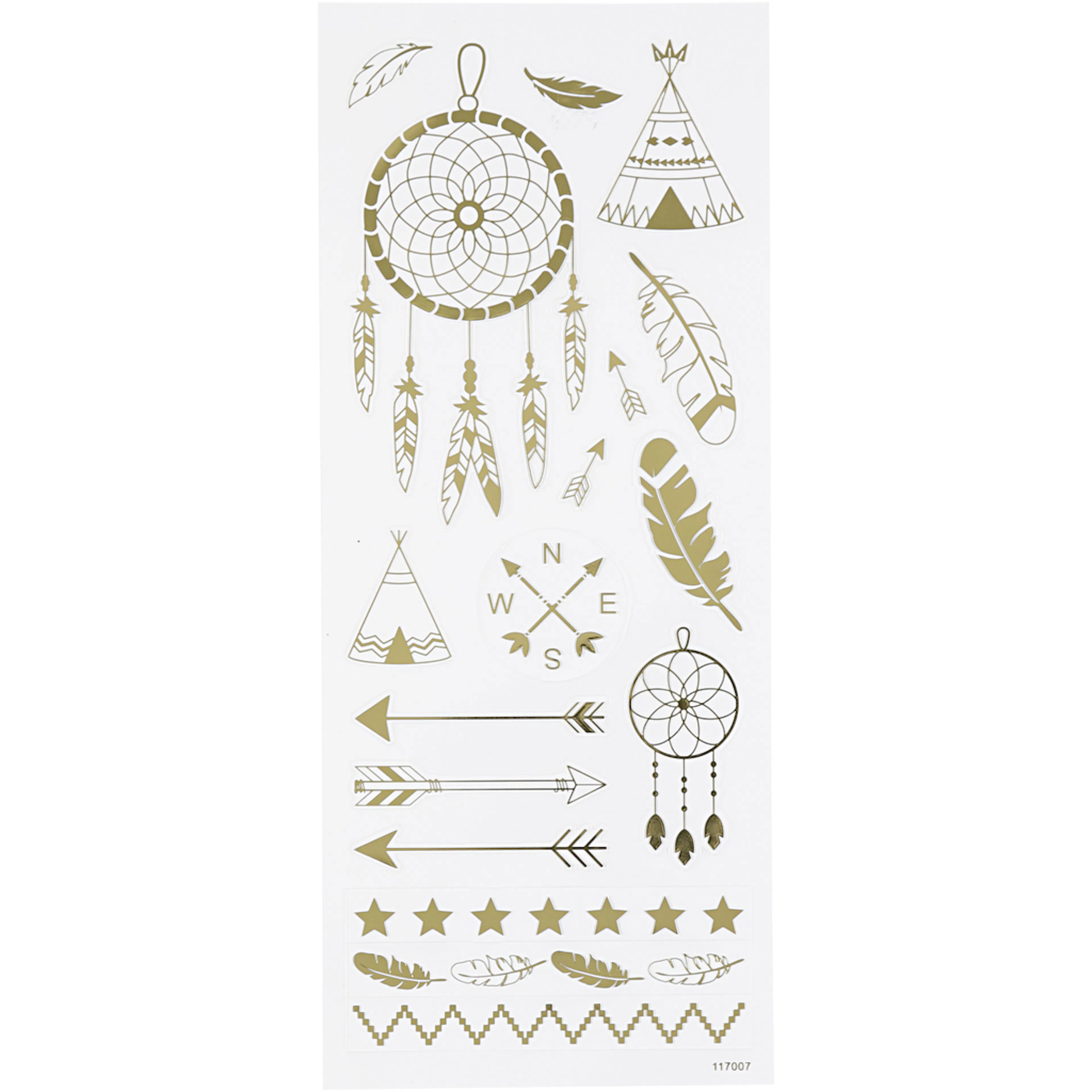 Stickers Creativ Company Indianere 10x24 cm