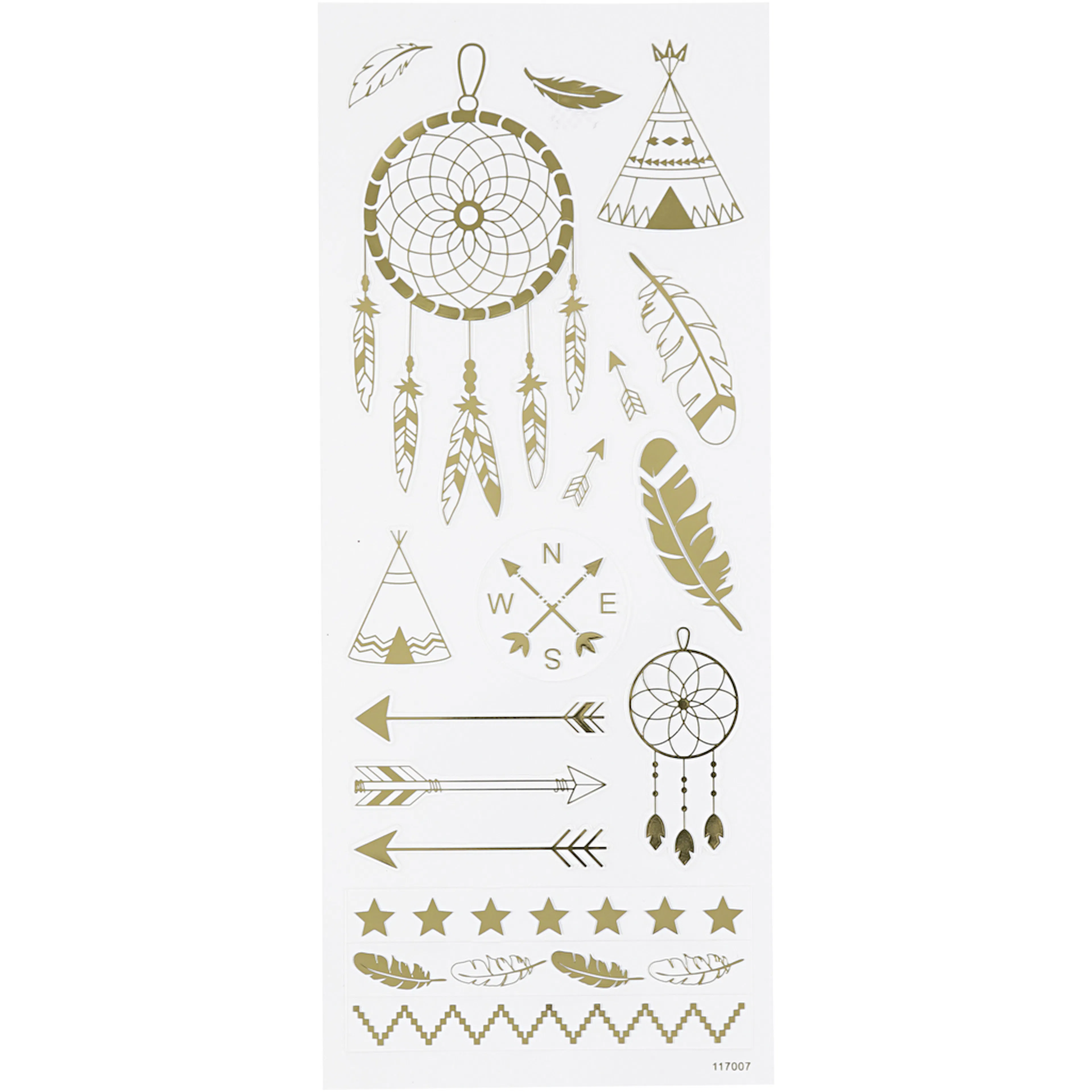 Stickers Creativ Company Indianere 10x24 cm