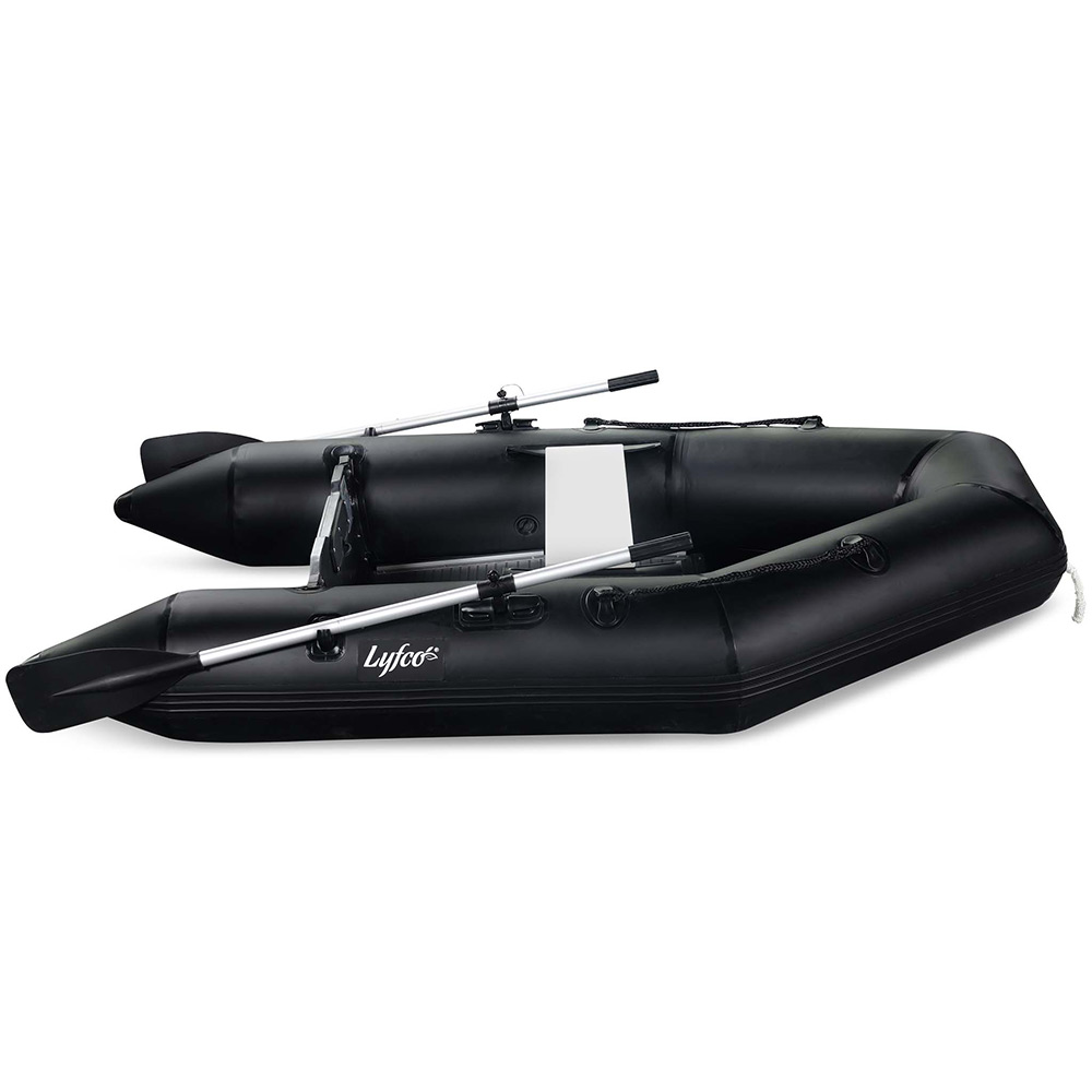 Gummibåt 270cm (0,9 mm PVC), svart Farge Sort