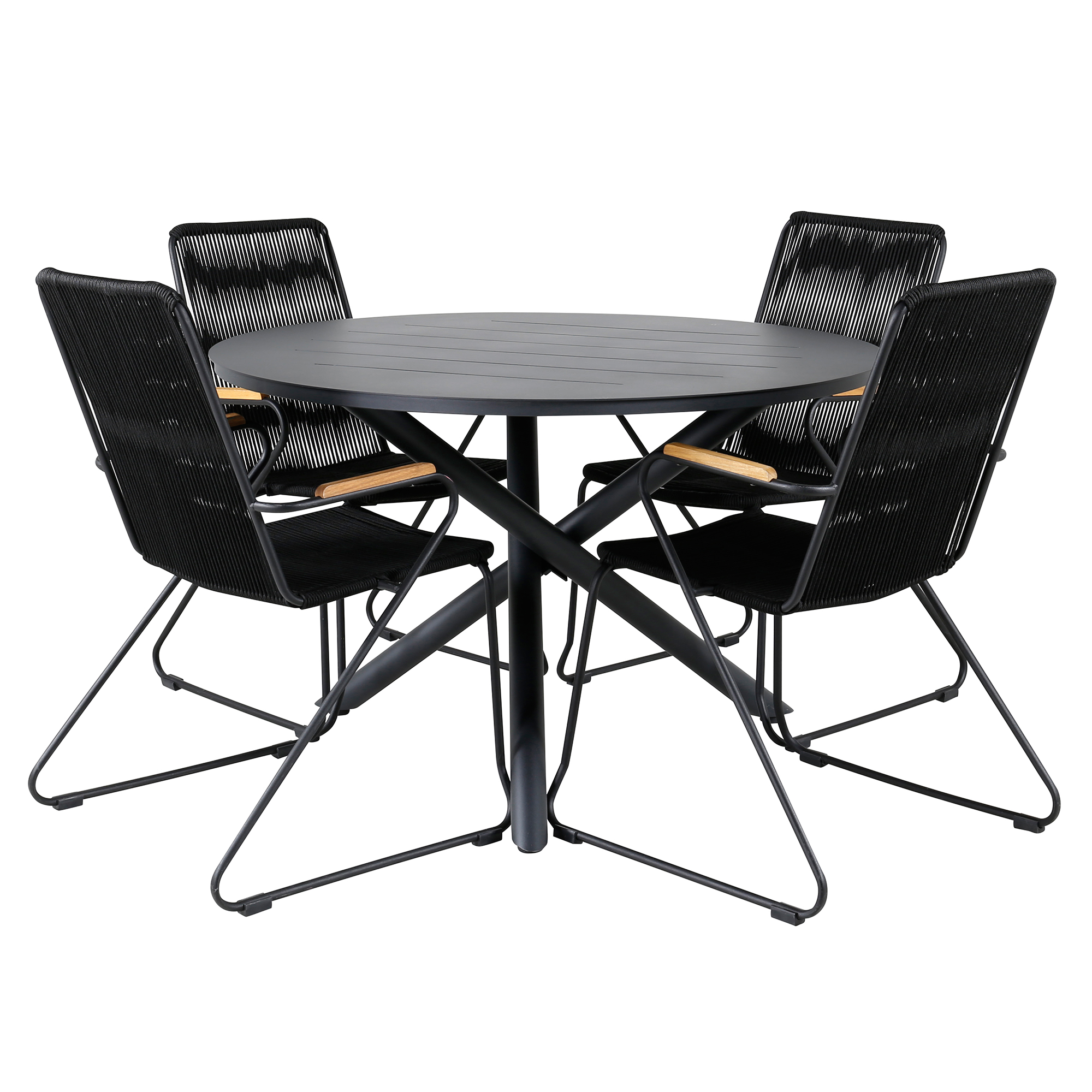 Spisegruppe Venture Home Ande med 4 Boy Spisestoler