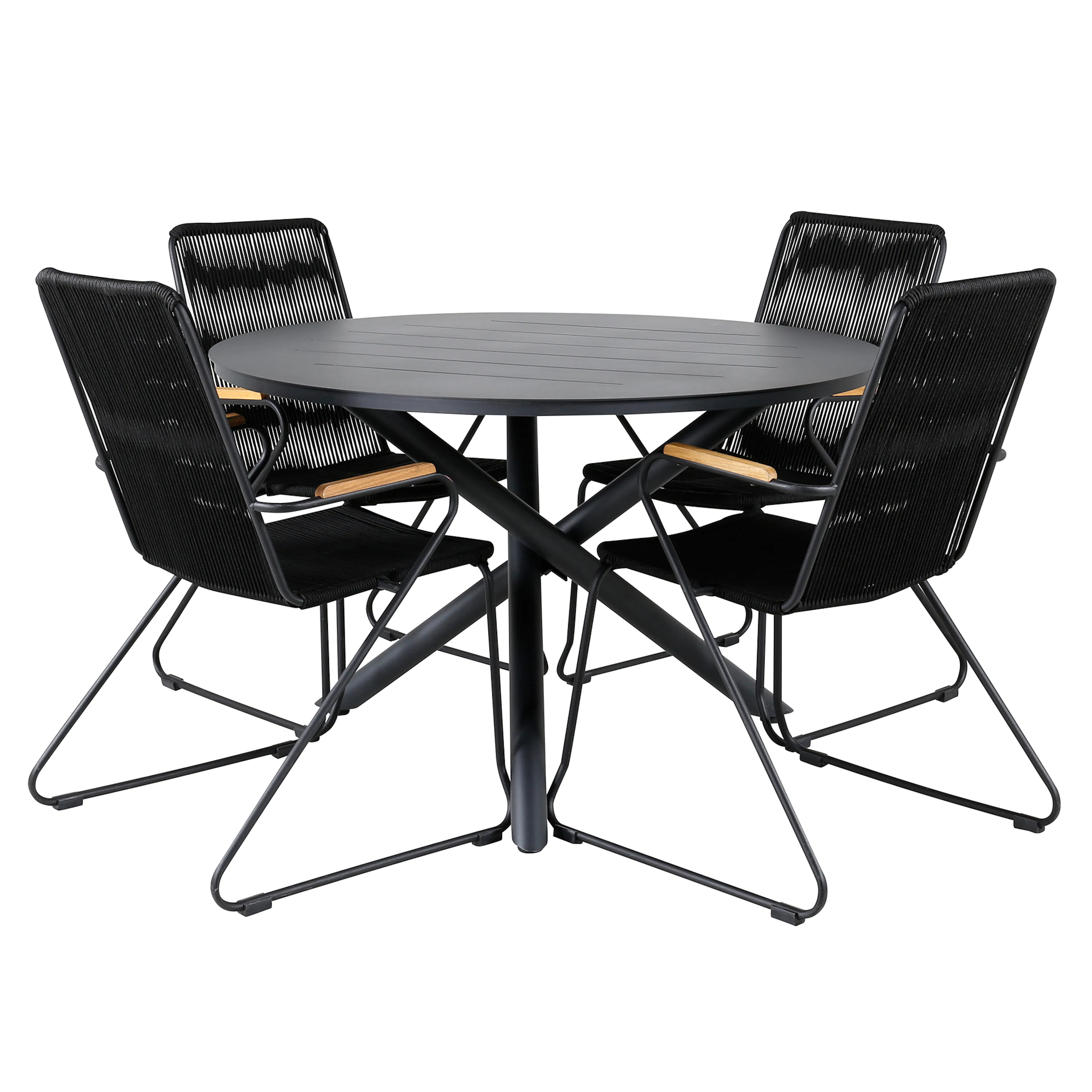 Spisegruppe Venture Home Ande med 4 Boy Spisestoler