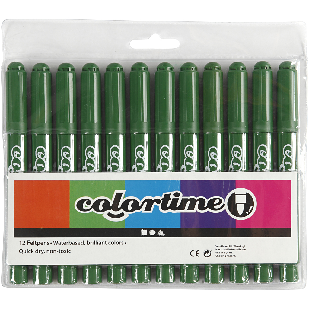 Tusjpenner Creativ Company Colortime Strek 5 mm 1 Pk