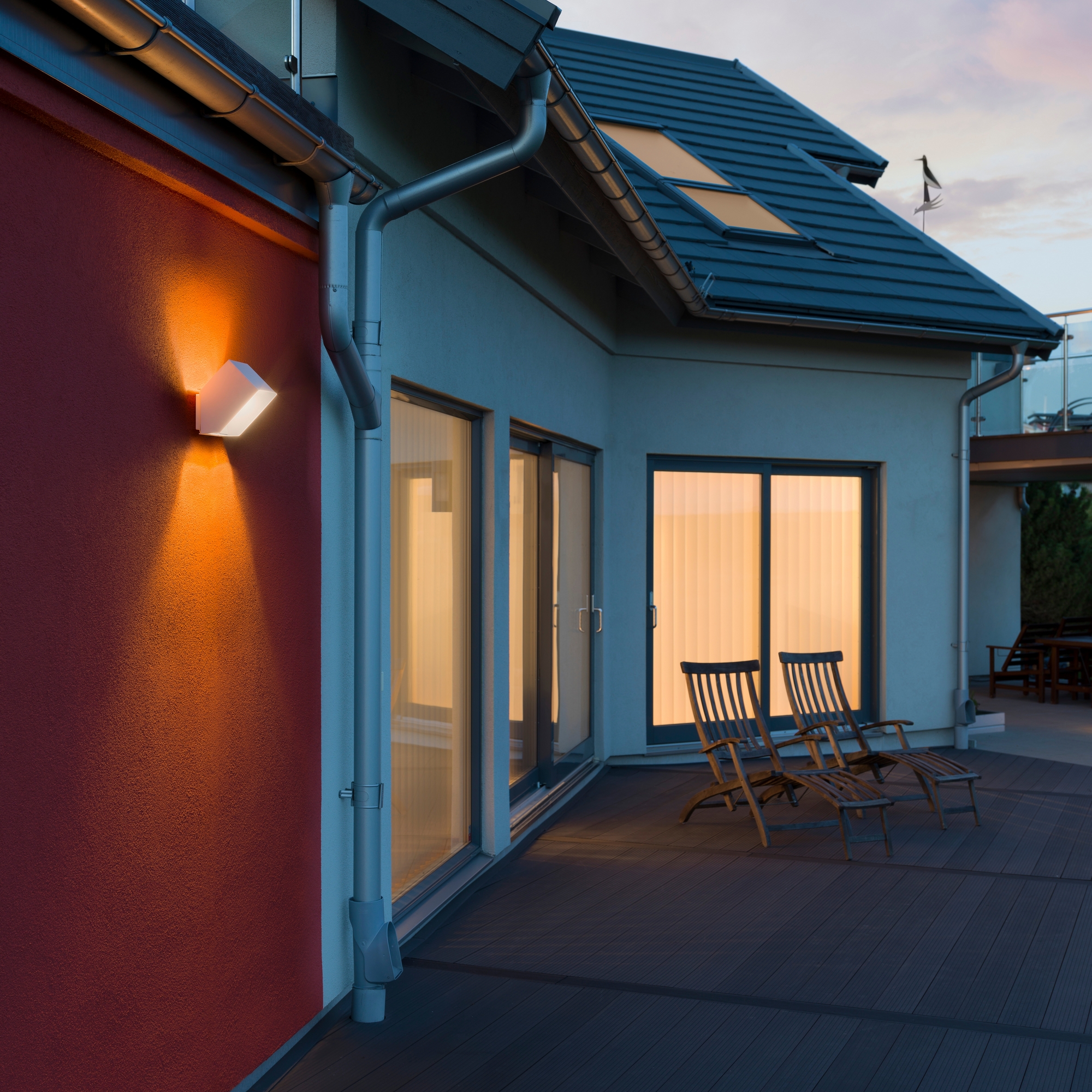 Vegglampe Gnosjö Konstsmide Pescara Kubus LED 3W