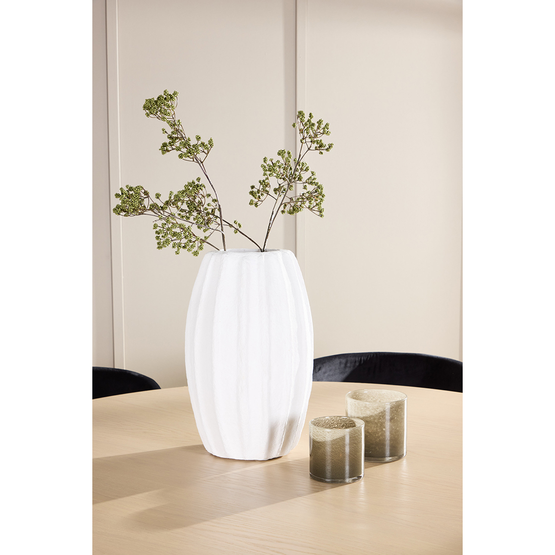 Spisegruppe Venture Home Copenhagen Ø140 cm med 6st Edina Spisestoler