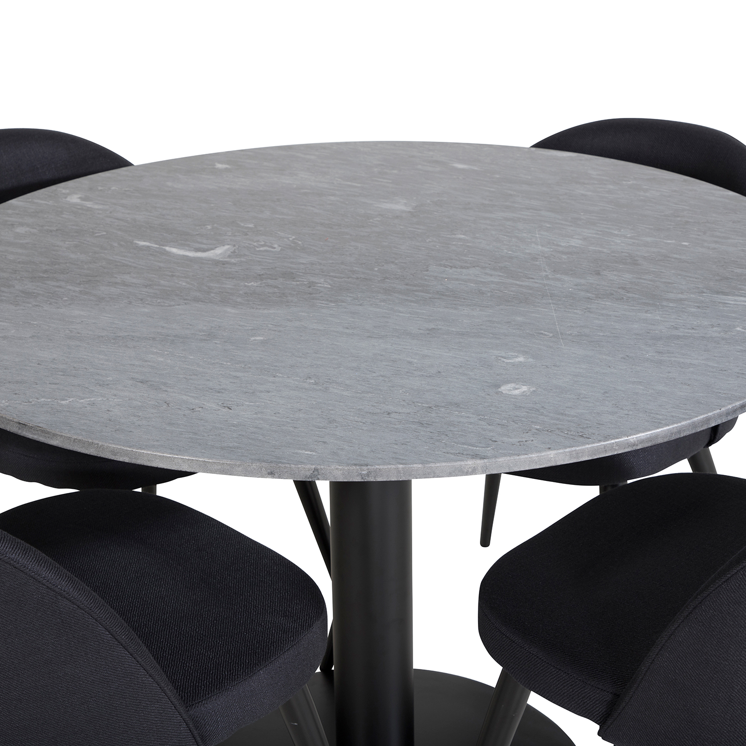 Spisegruppe Venture Home Estelle med 4 Valentina Stoler Polyester