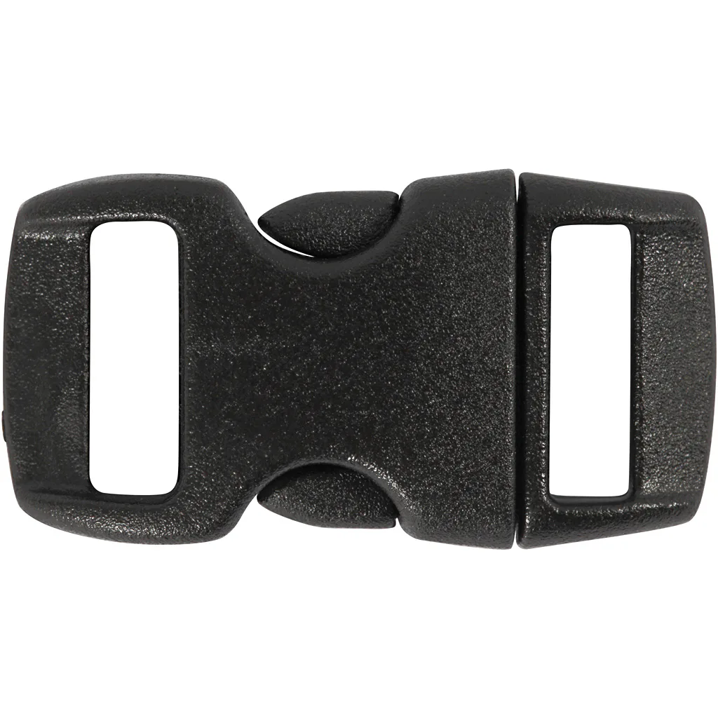 Klikklås Creativ Company 29x15 mm Hullstr 3x11 mm Svart 4 stk/1 Pk
